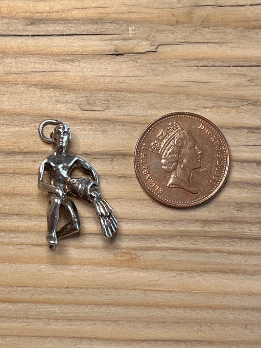 Water Boy 925 Sterling Silver Pendant