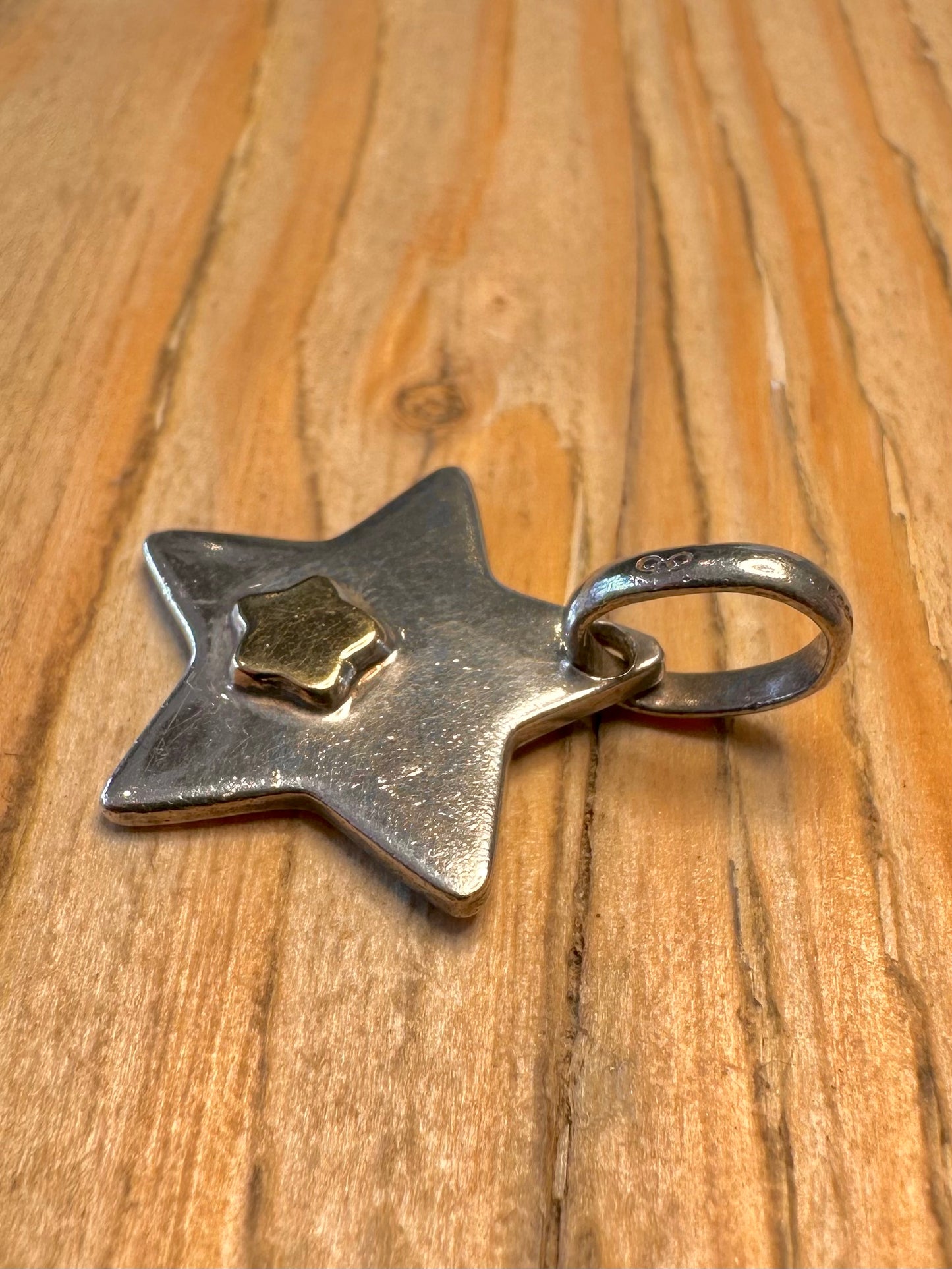 Links of London 2005 Star Gold and 925 Sterling Silver Pendant
