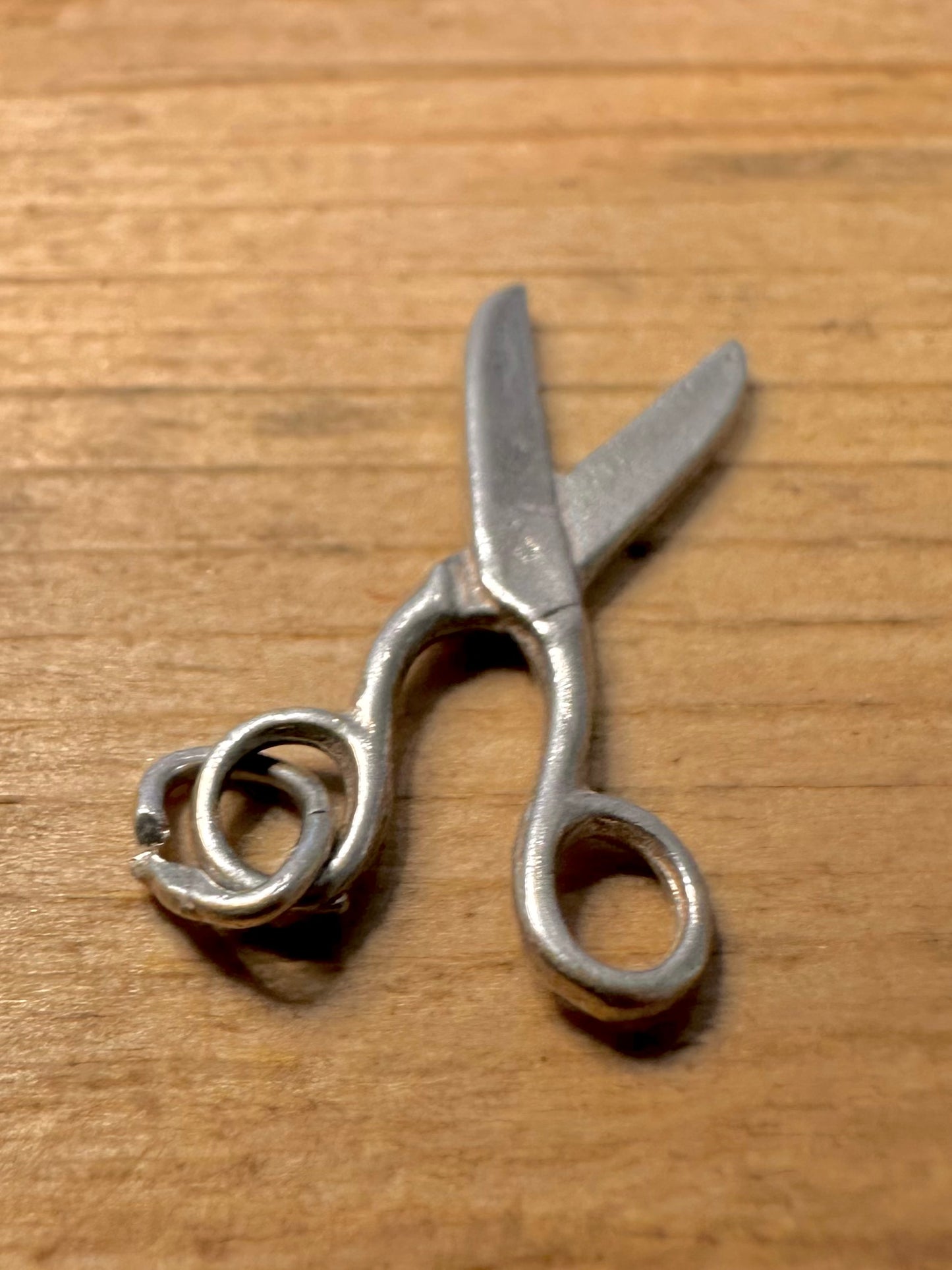 Vintage Scissors 925 Silver Pendant