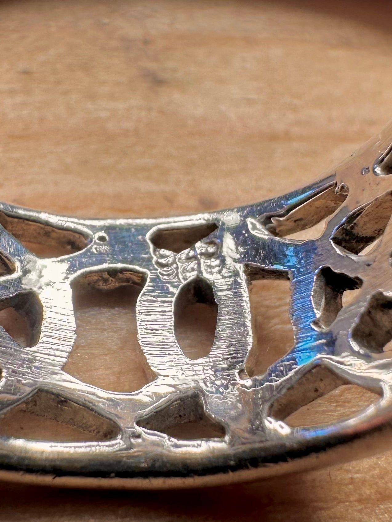 Vintage Celtic Band 925 Sterling Silver Size L Ring