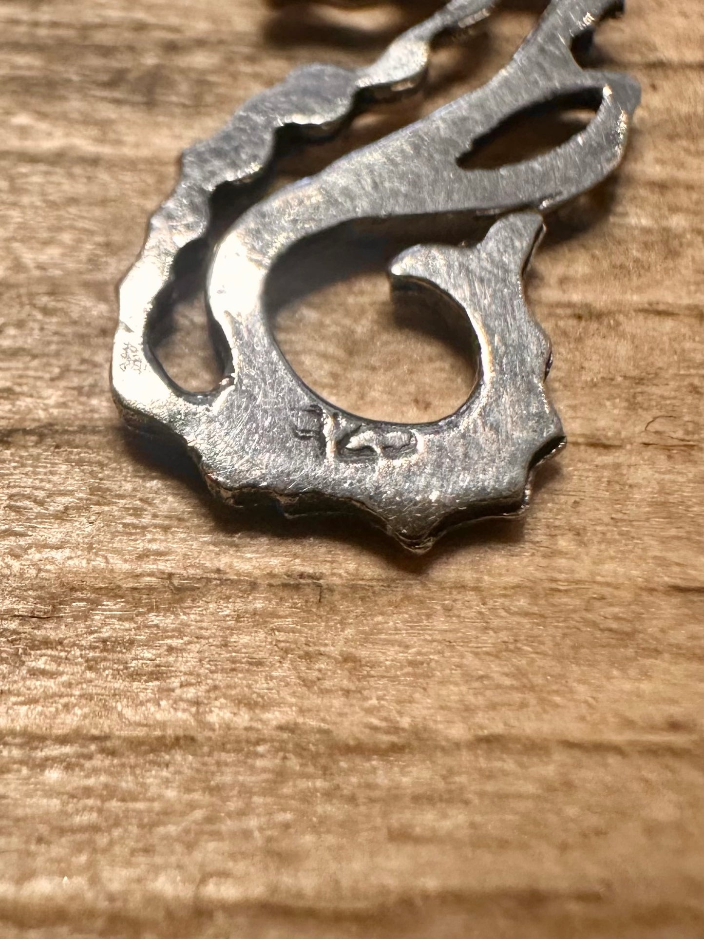 Vintage Dragon 925 Silver Pendant