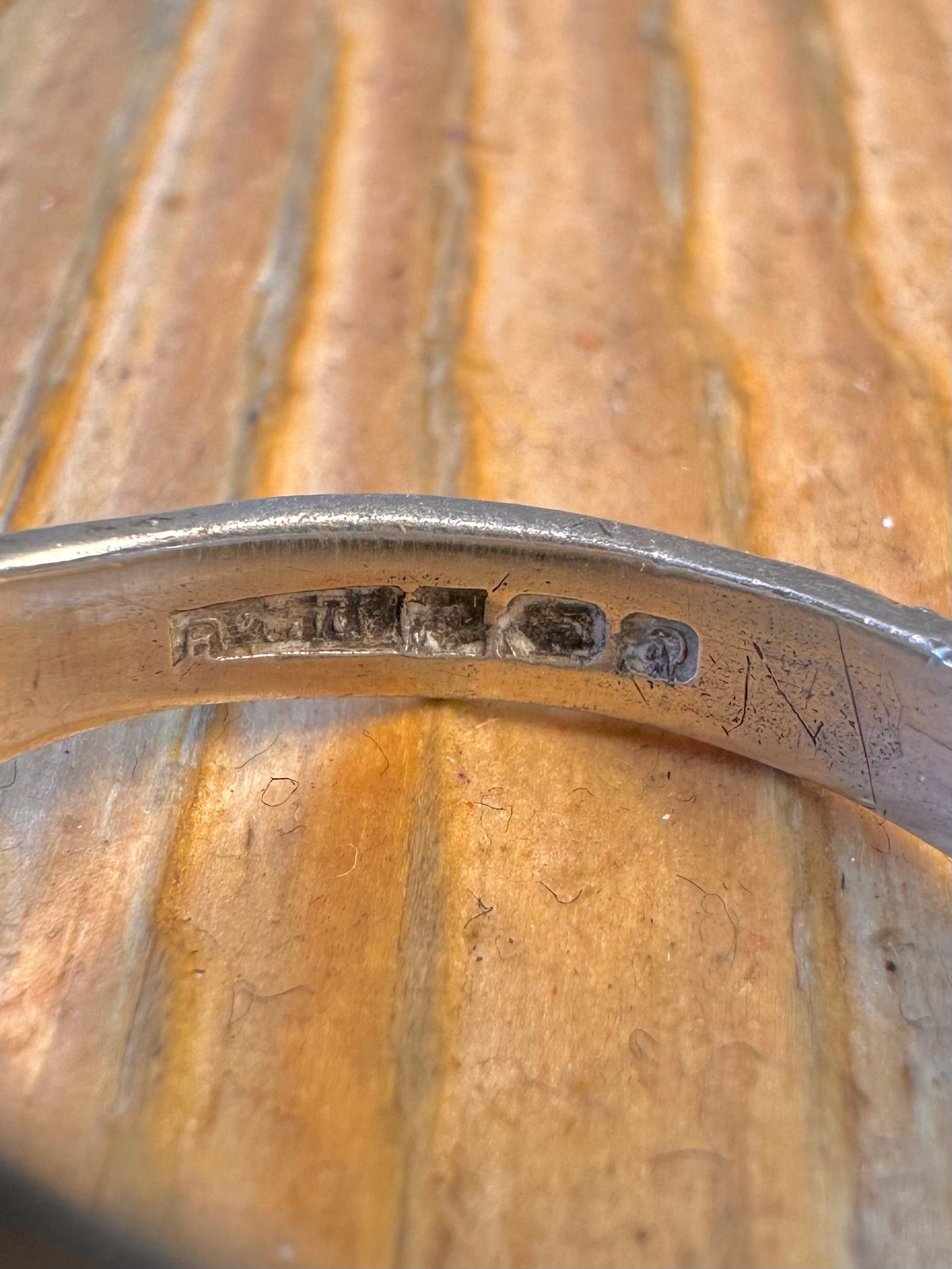 Signet 1978 Engraved 925 Sterling Silver Size Q Ring