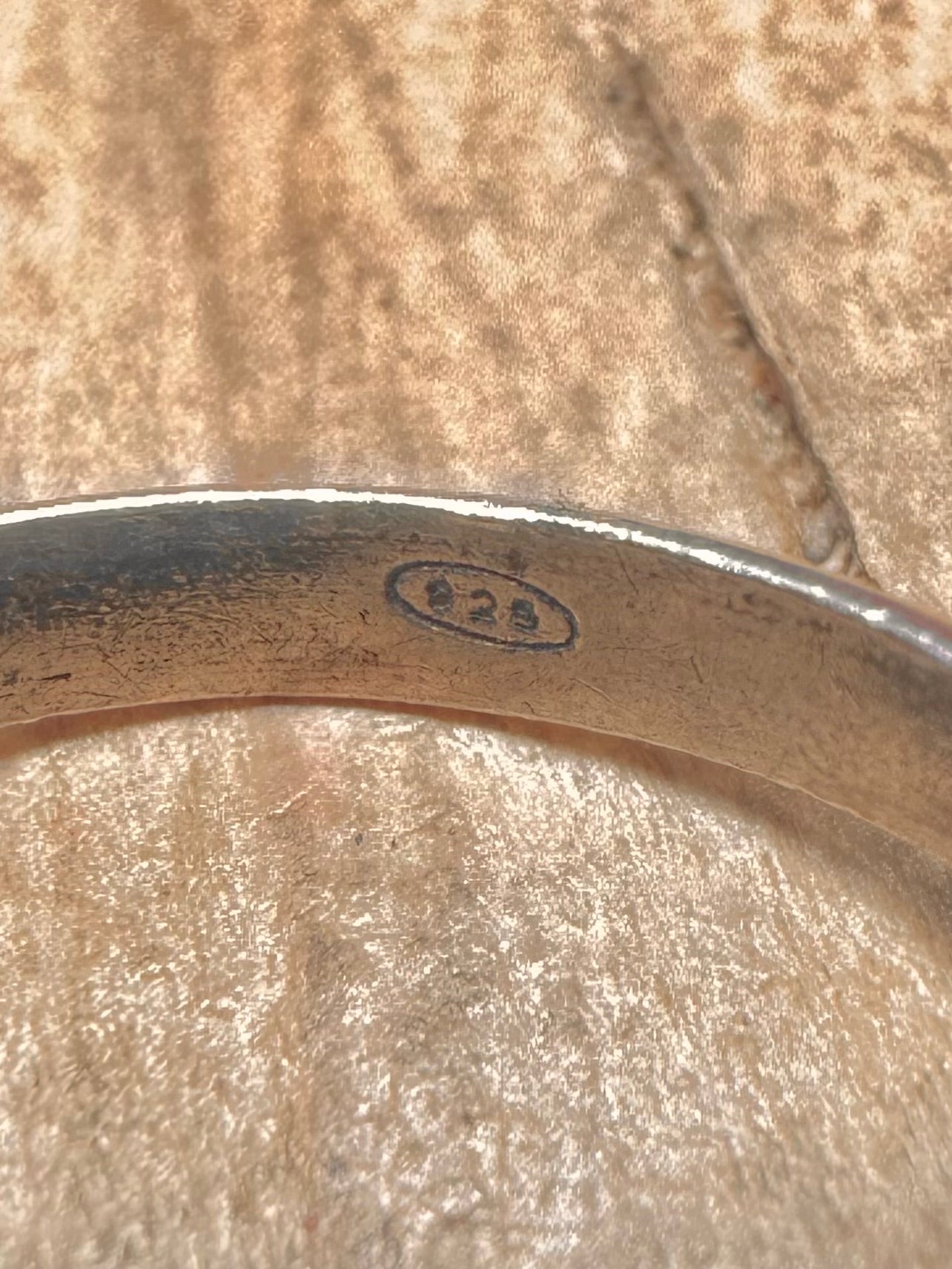 Vintage Moonstone and Amethyst 925 Sterling Silver Size R Ring