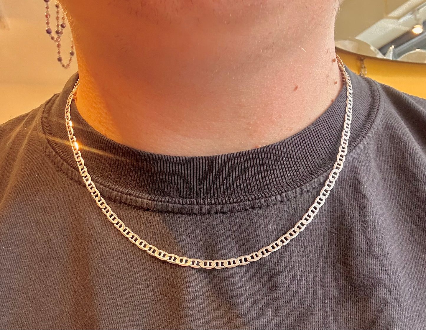 Mariner Chain Italian 925 Sterling Silver 19.75 inch Necklace