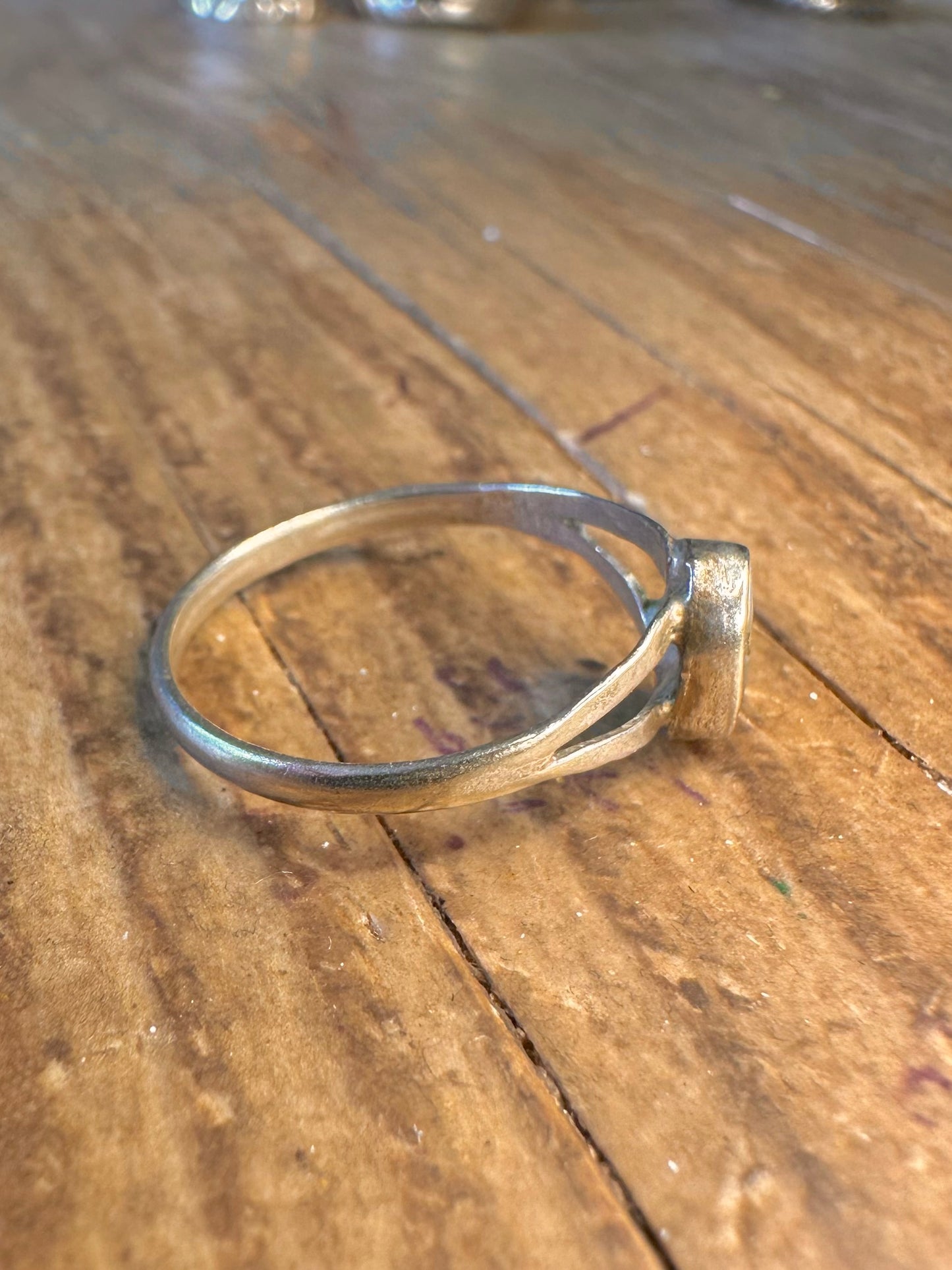 Abalone Shell Scenic Mexico Silver Size P Ring