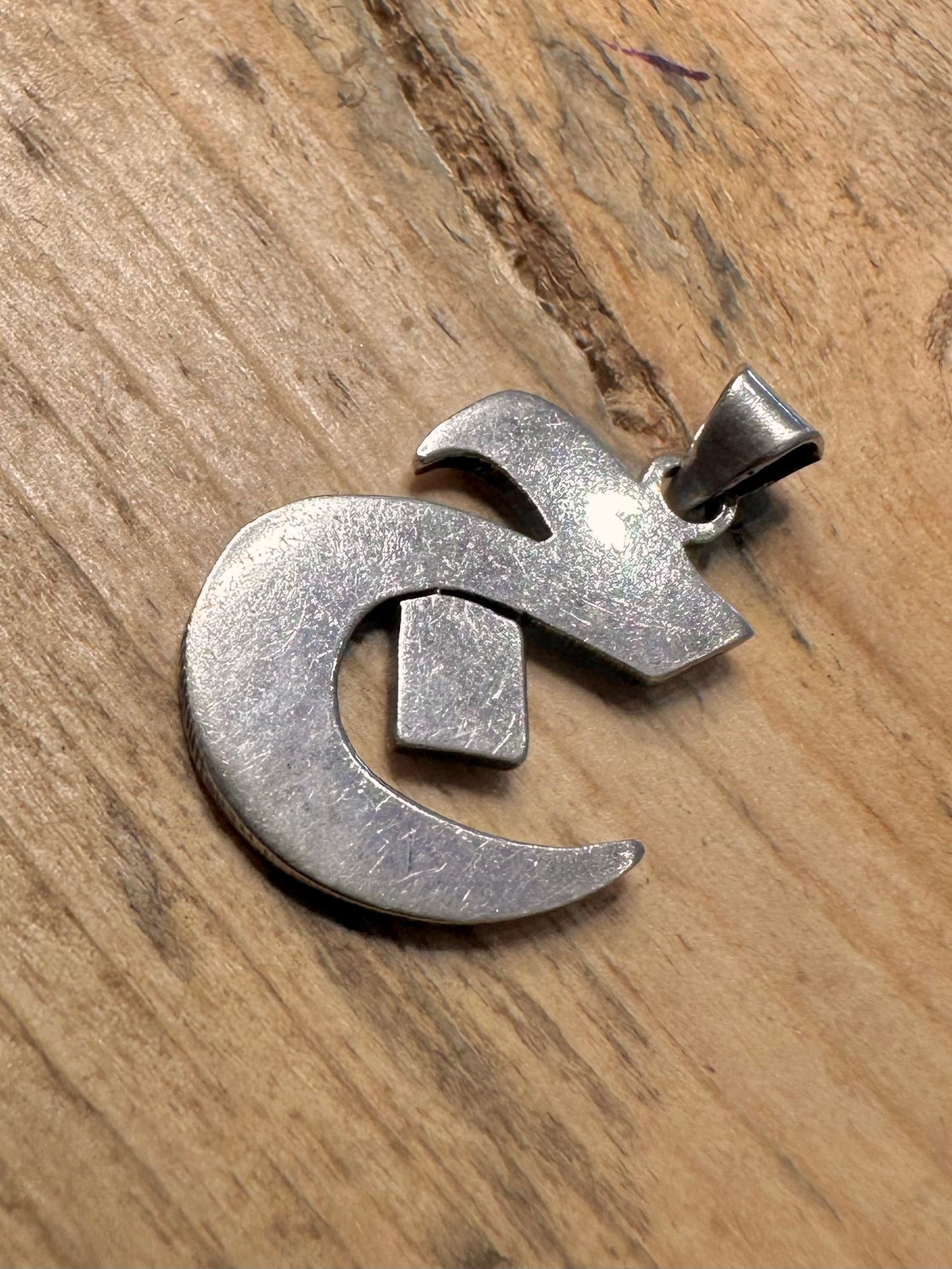 Vintage Symbol 925 Silver Pendant