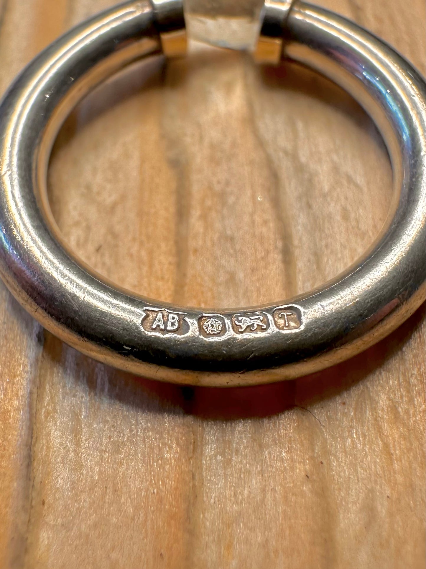 Vintage 1993 CZ Gold Plated and 925 Sterling Silver Size H1/2 Ring