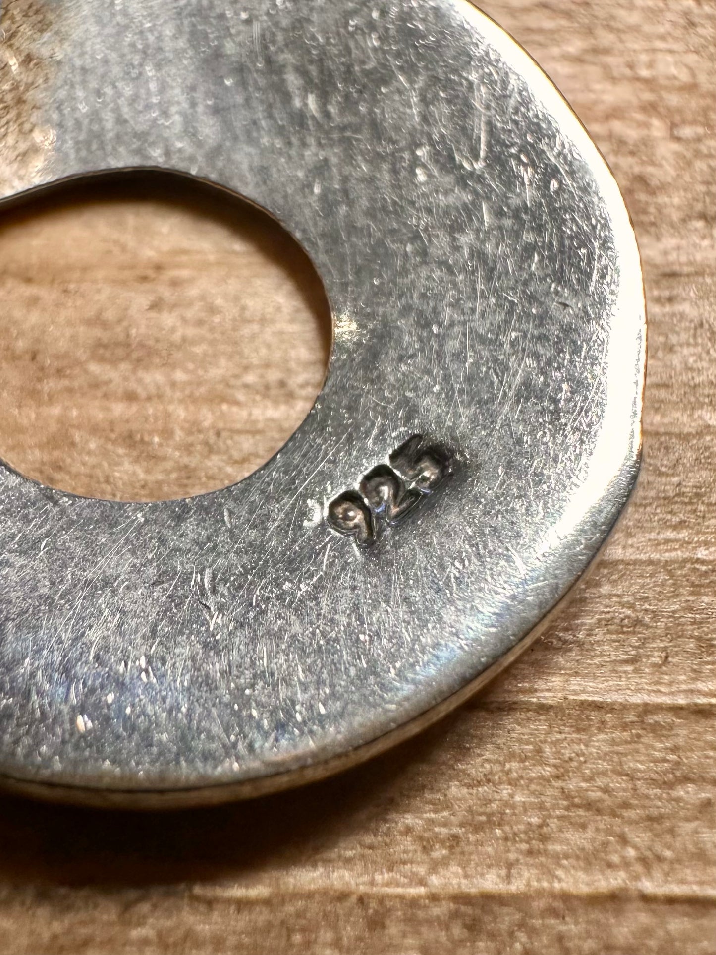 Abstract Swirl 925 Silver Stud Earrings