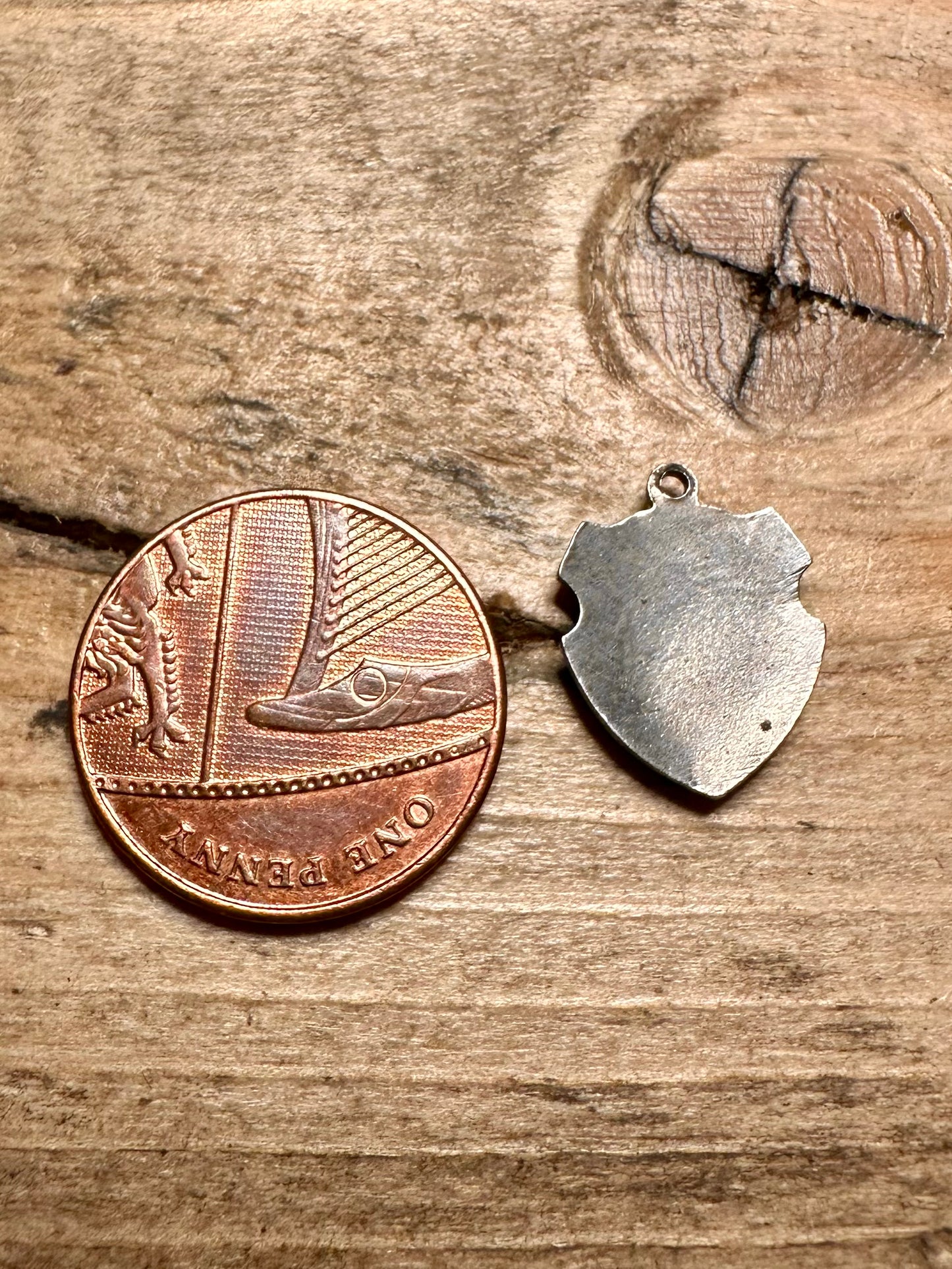 Vintage Stockholm Crest Enamel 925 Silver Pendant