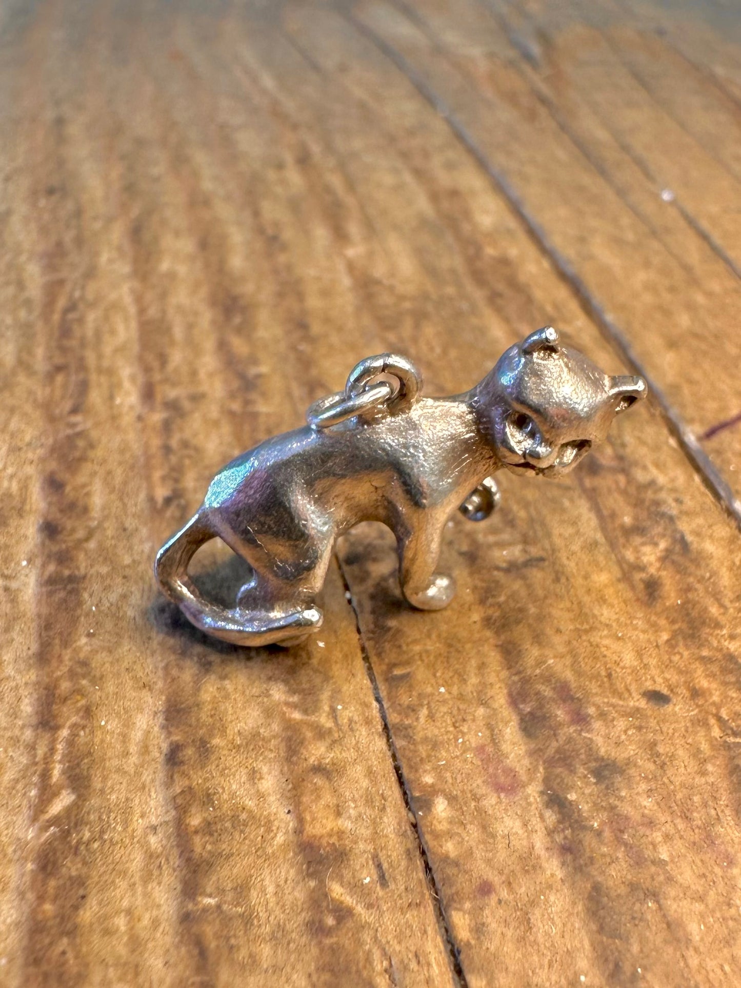 Cat 925 Sterling Silver Charm Pendant