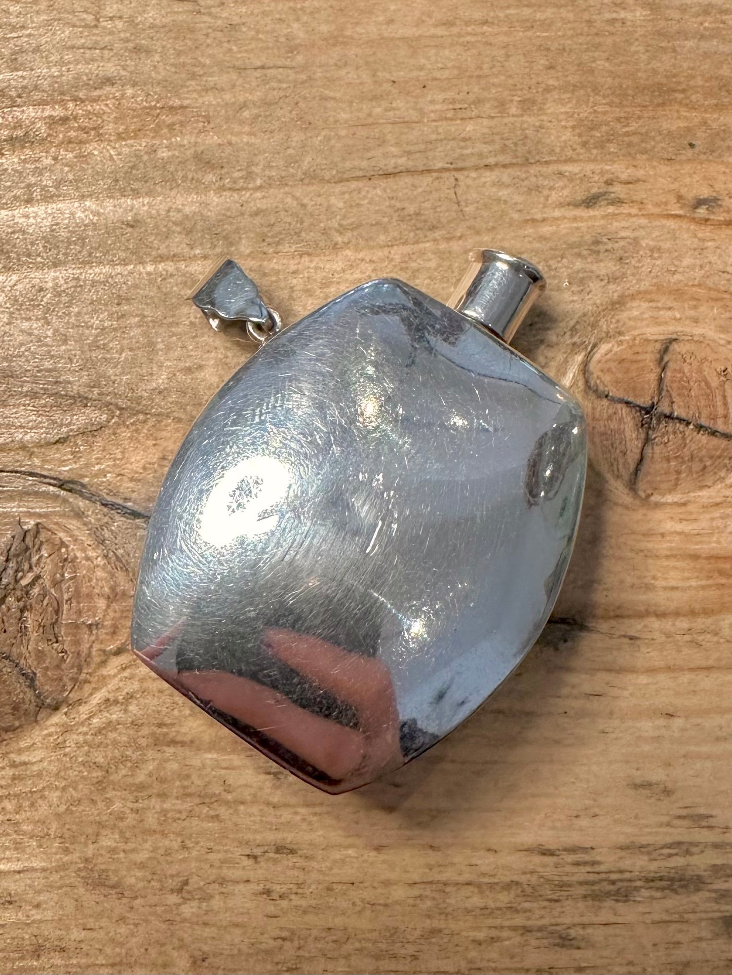 Vintage Perfume Bottle 925 Silver Hallmarked Pendant