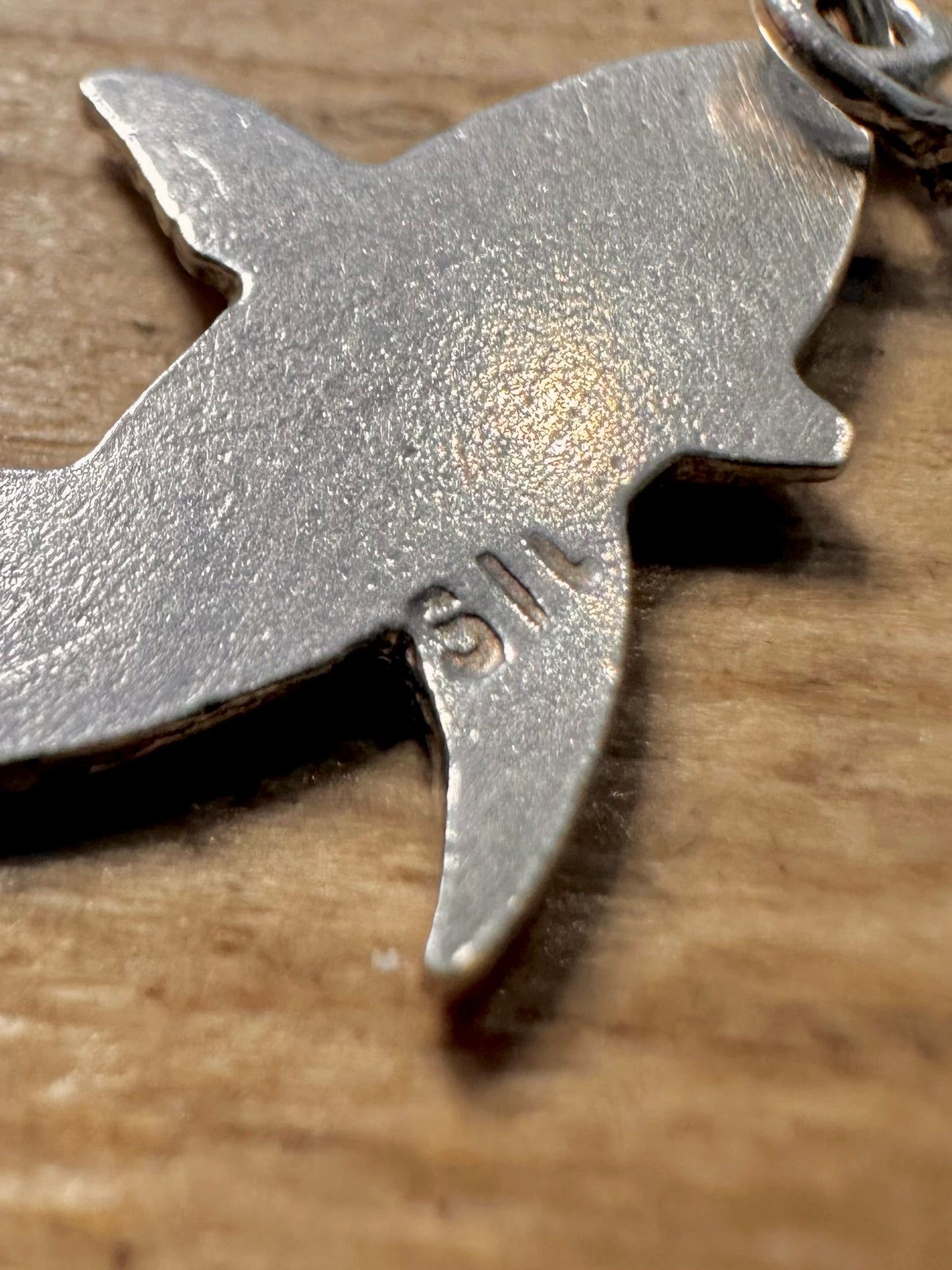 Vintage Shake Enamel 925 Silver Charm Pendant