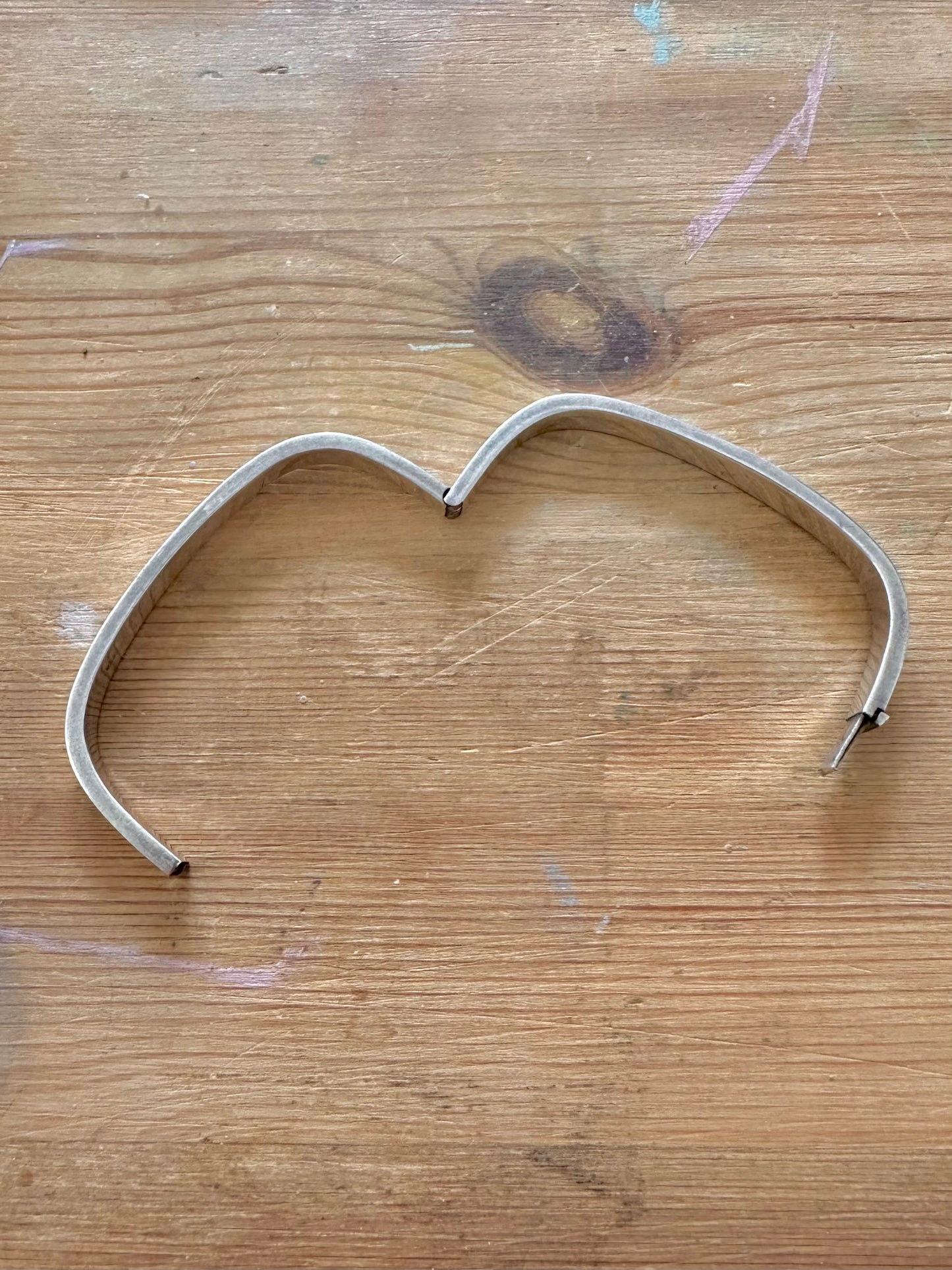 Modern Square 925 Silver Bangle