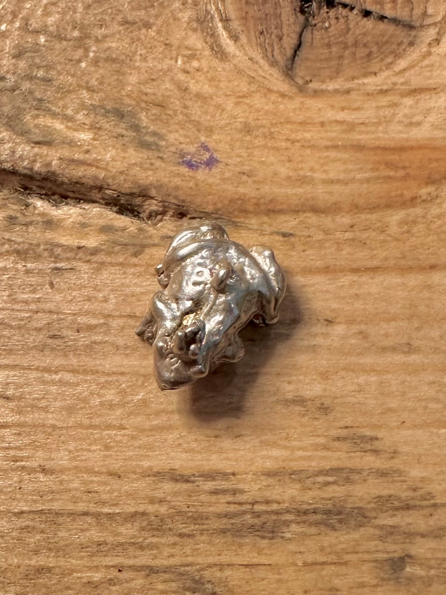 Vintage Frog Crown 925 Silver Charm Pendant