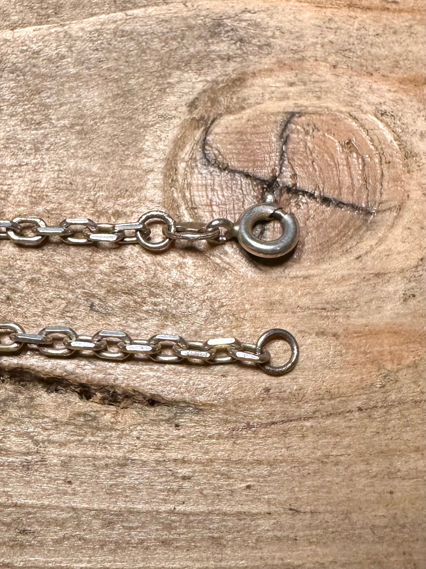 Vintage Cable Chain 925 Silver 19.5 inch Necklace