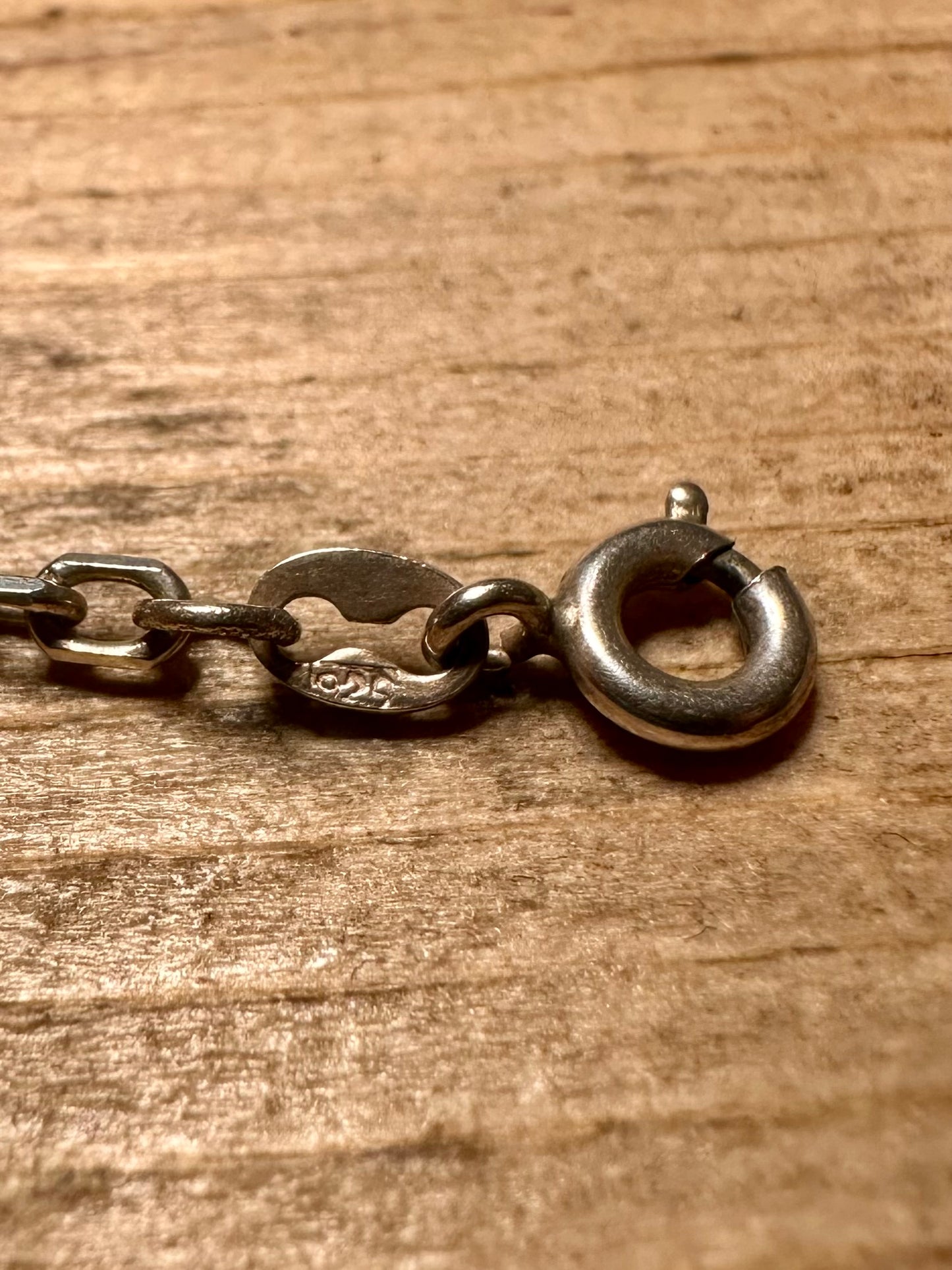 Vintage Cable Chain 925 Silver 19.5 inch Necklace