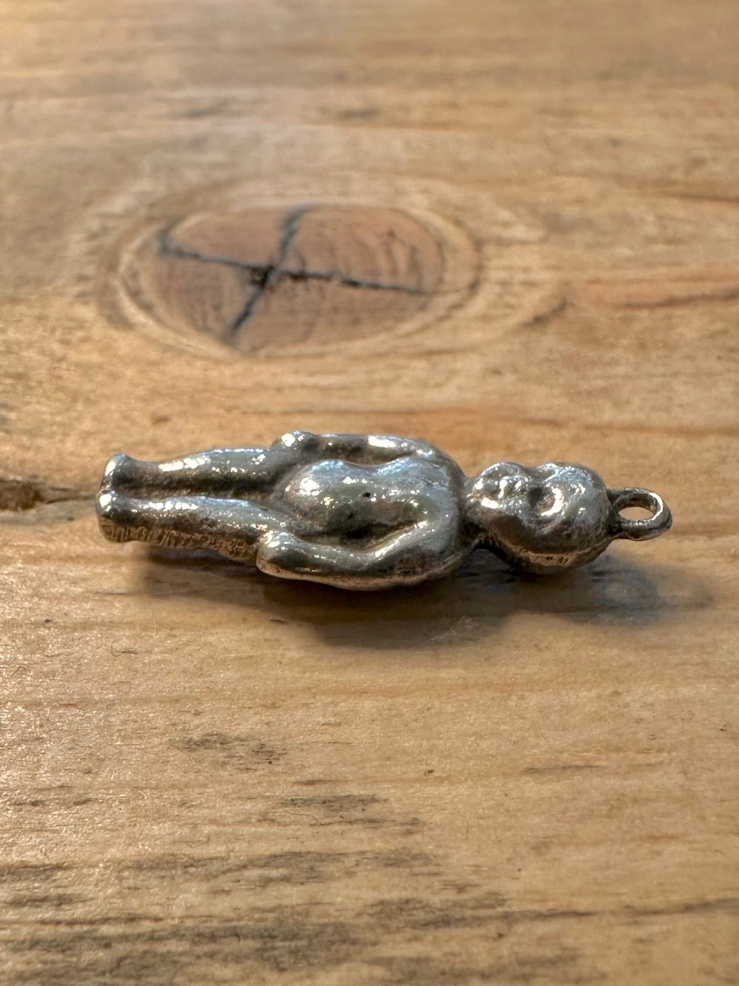 Vintage Kewpie Baby Doll 925 Silver Charm Pendant