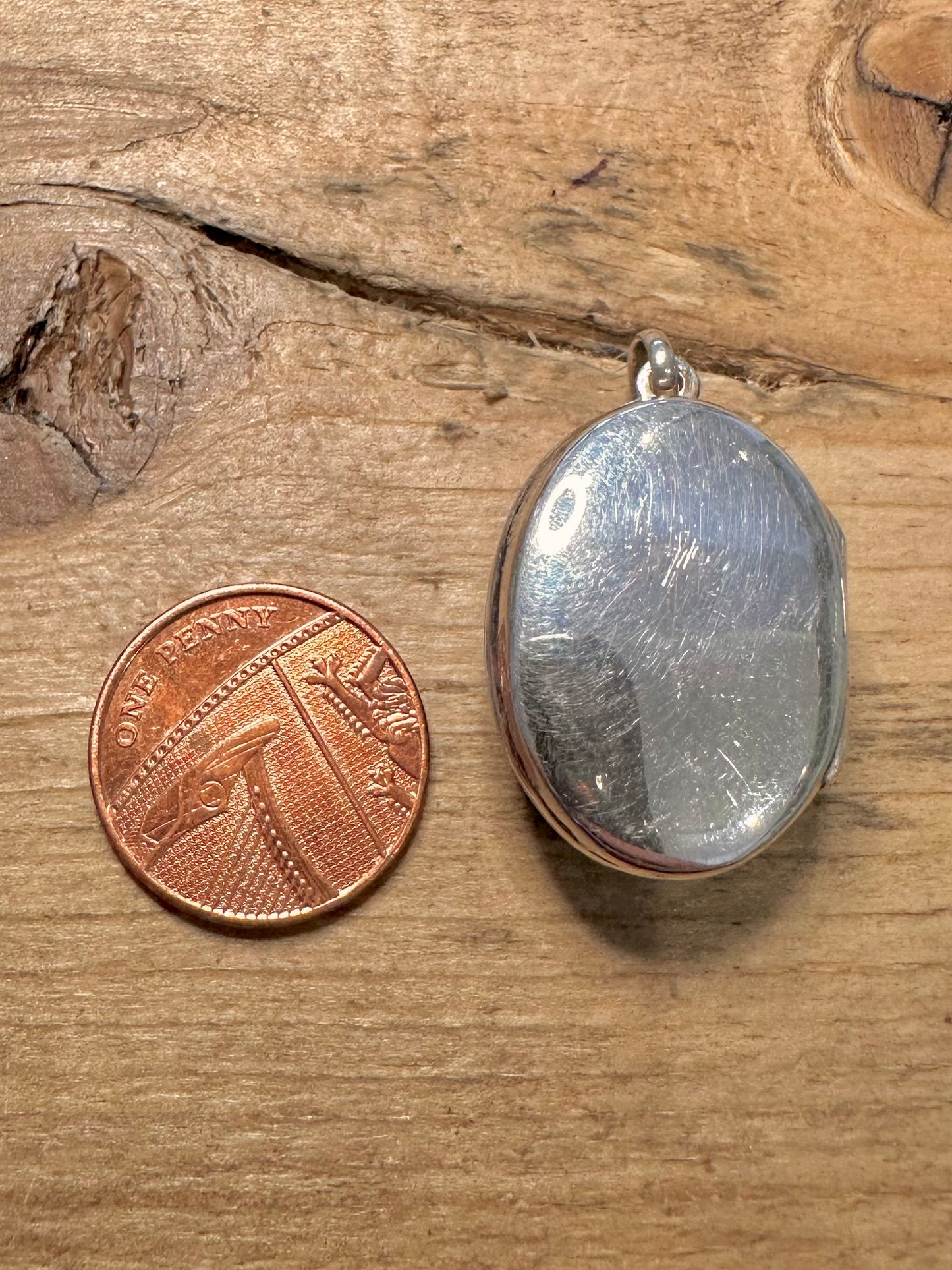 Vintage Tigers Eye Locket 925 Silver Pendant