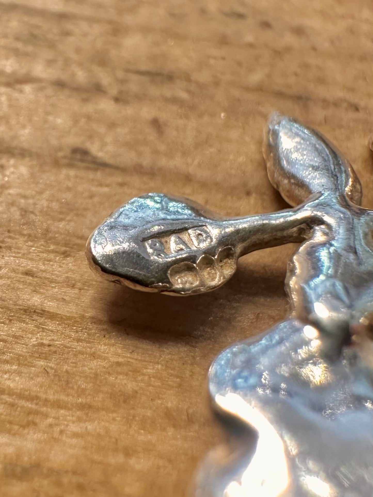 Vintage Rose 925 Silver Pendant