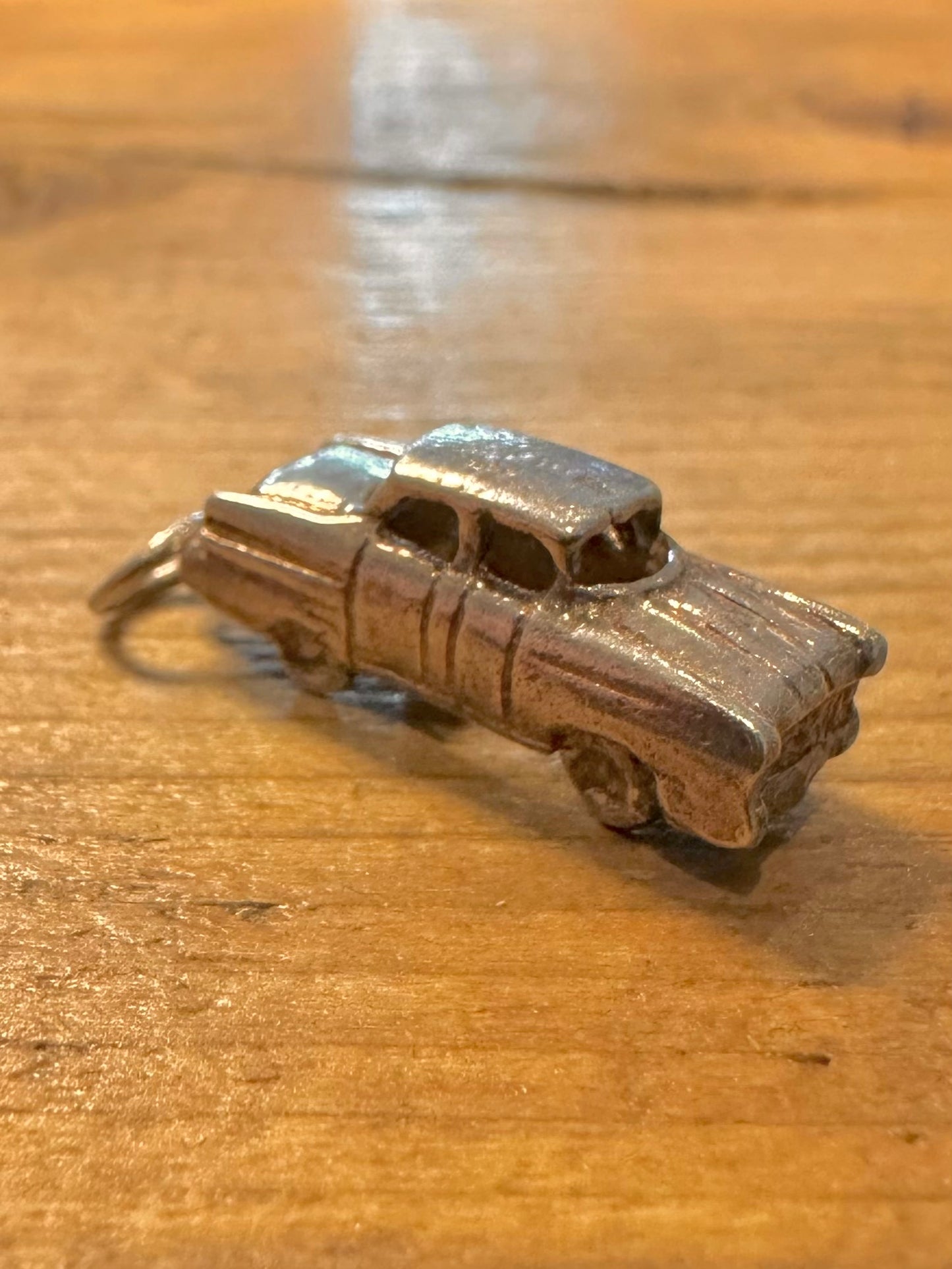 Vintage Car 925 Silver Charm Pendant