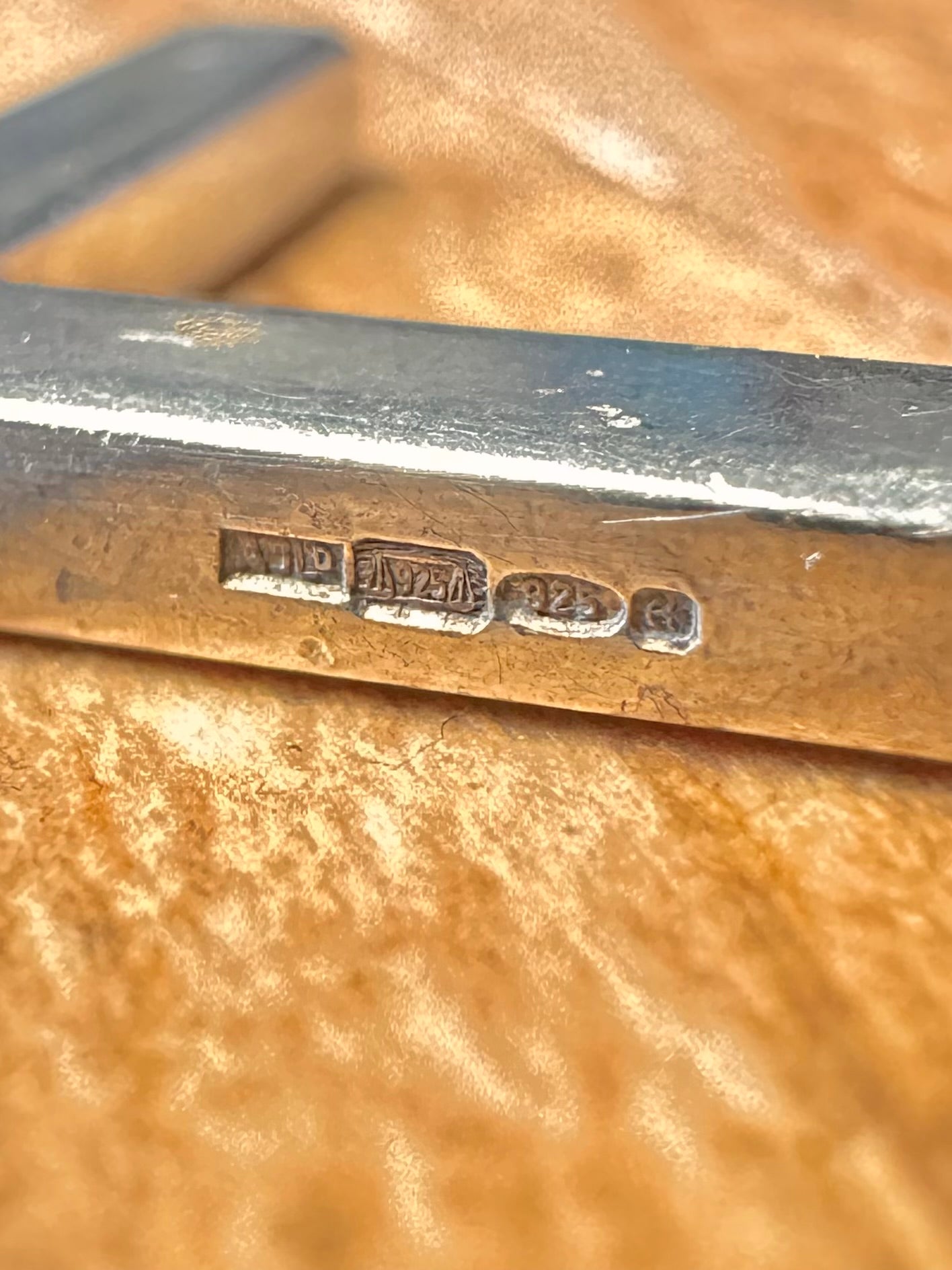 Vintage Solid Cross 925 Sterling Silver Pendant