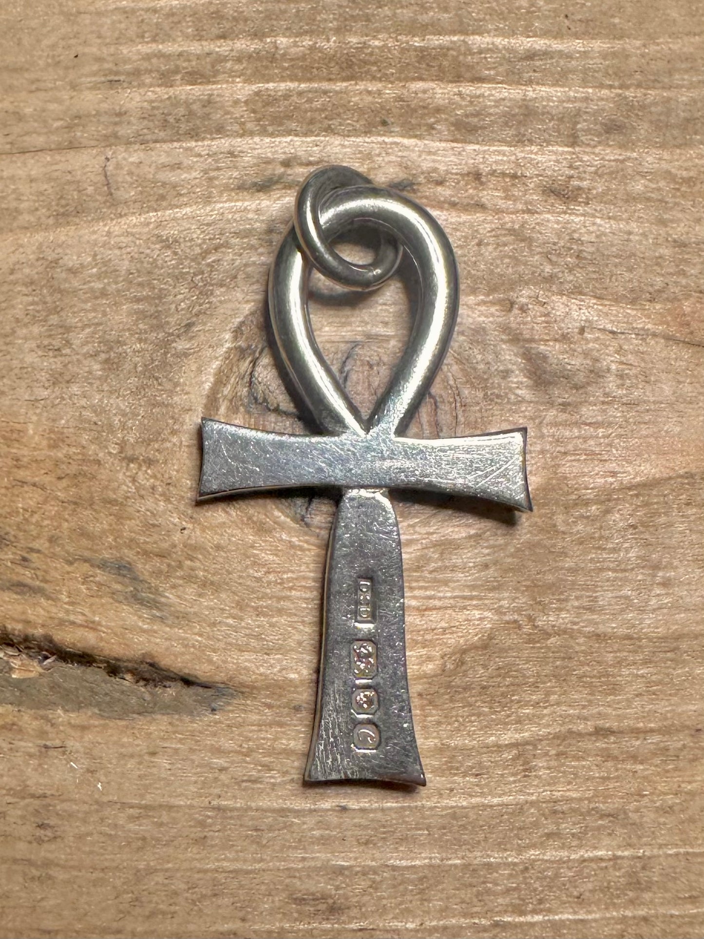 Vintage 1977 Ankh 925 Silver Pendant