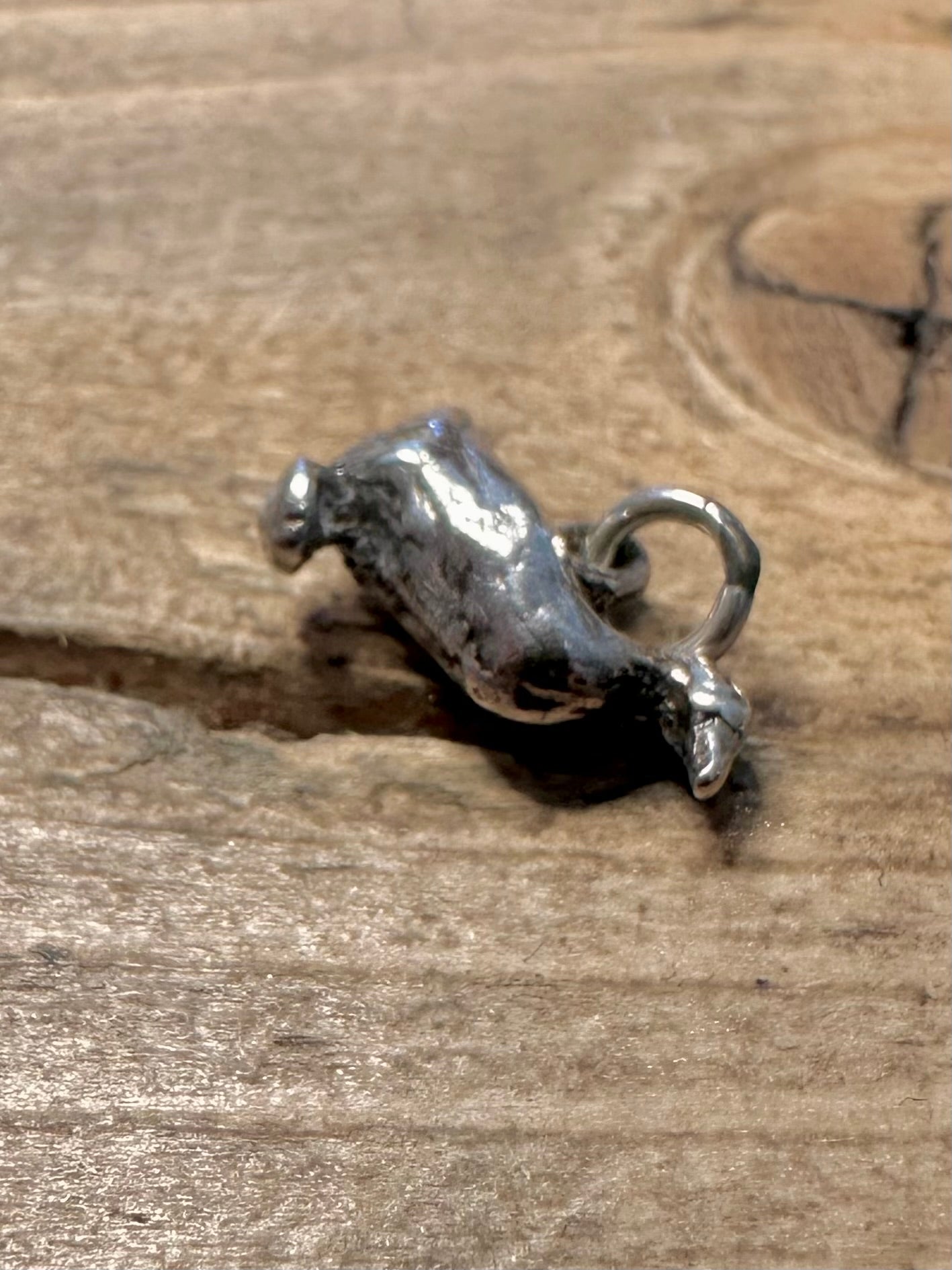 Vintage Duck 925 Silver Charm Pendant