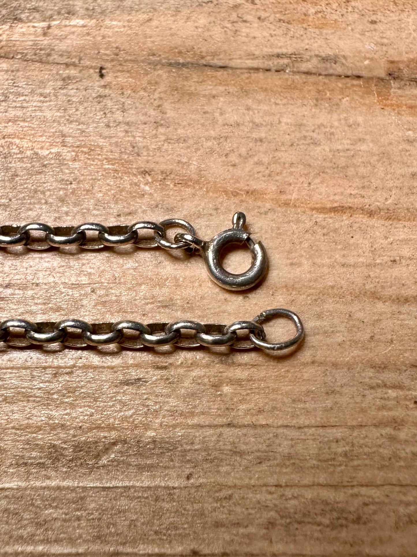 Vintage Belcher Chain 925 Silver 20 inch Necklace