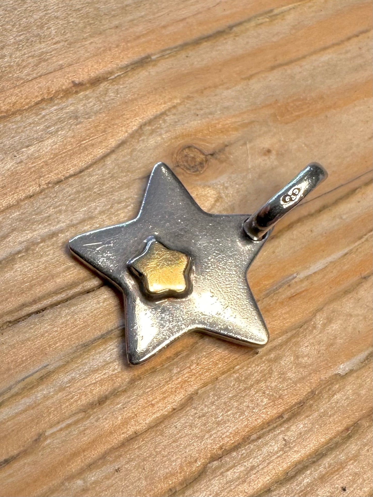 Links of London 2005 Star Gold and 925 Sterling Silver Pendant