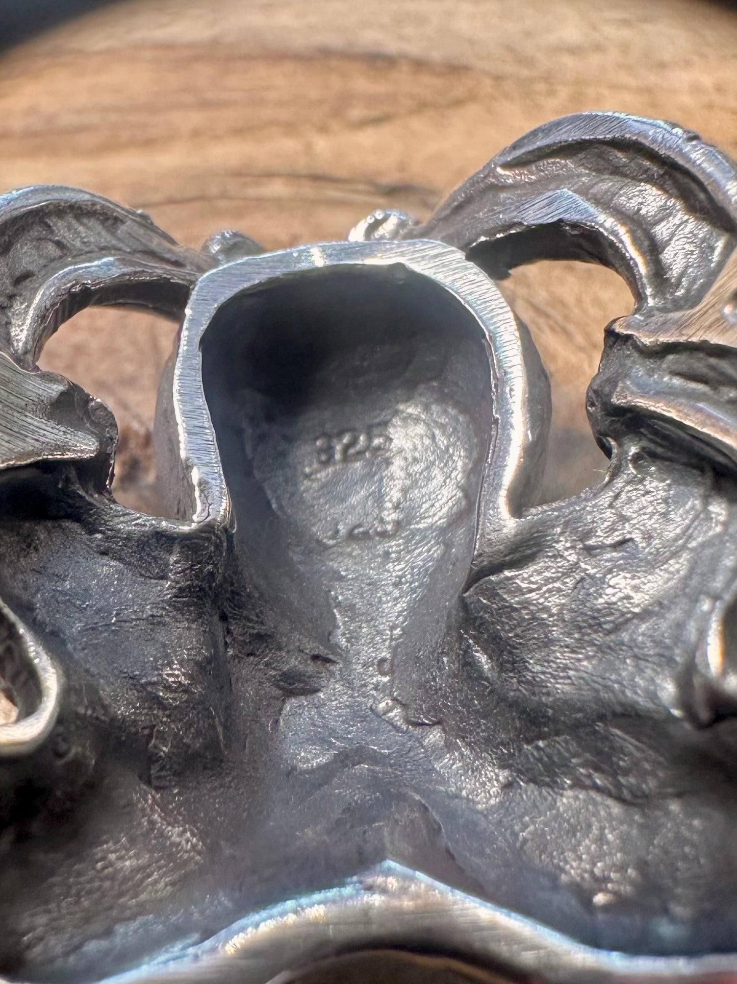 Vintage Large Octopus 925 Silver Size W1/2 Ring