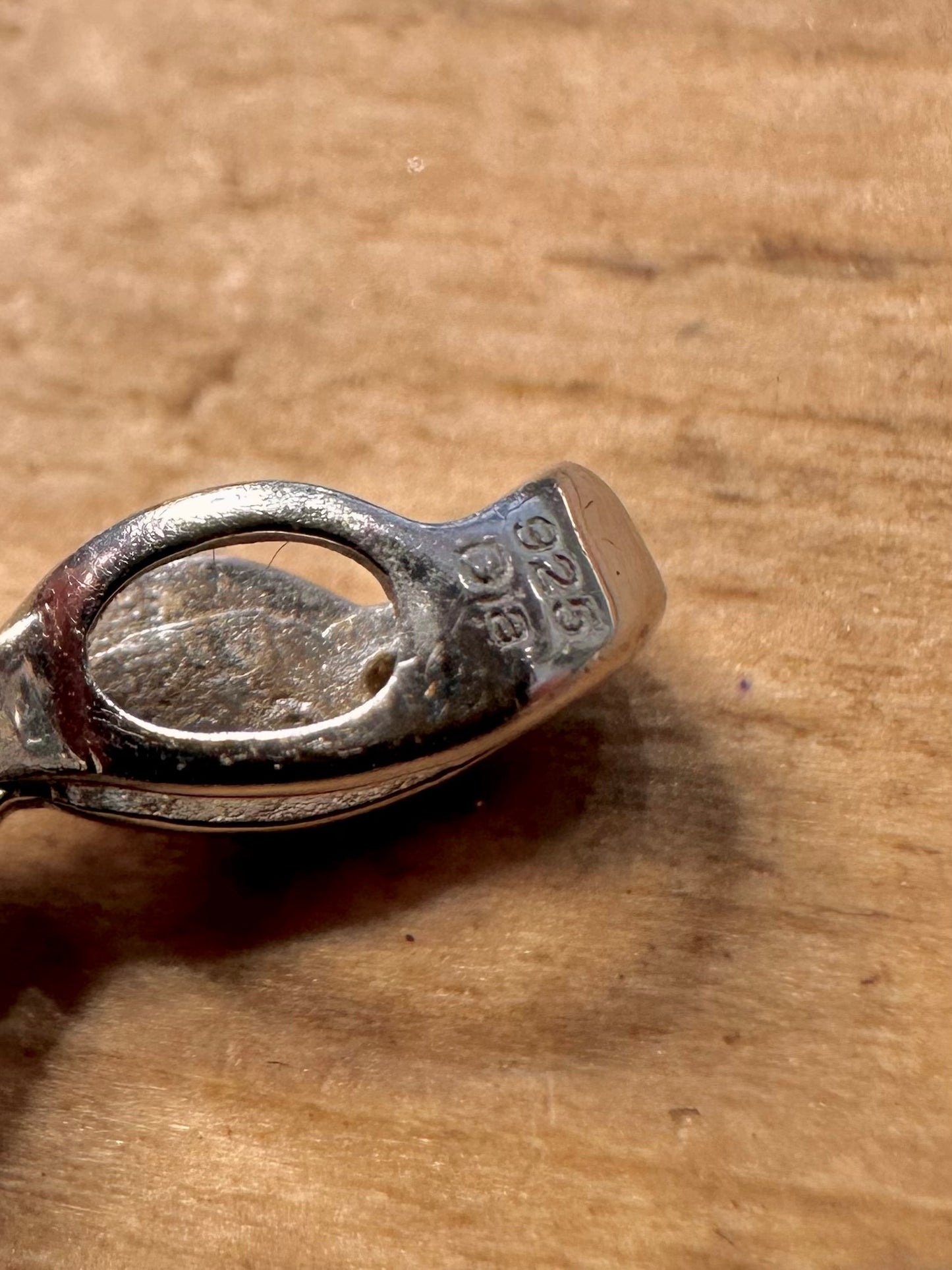 Modern Blue Topaz 925 Silver Pendant