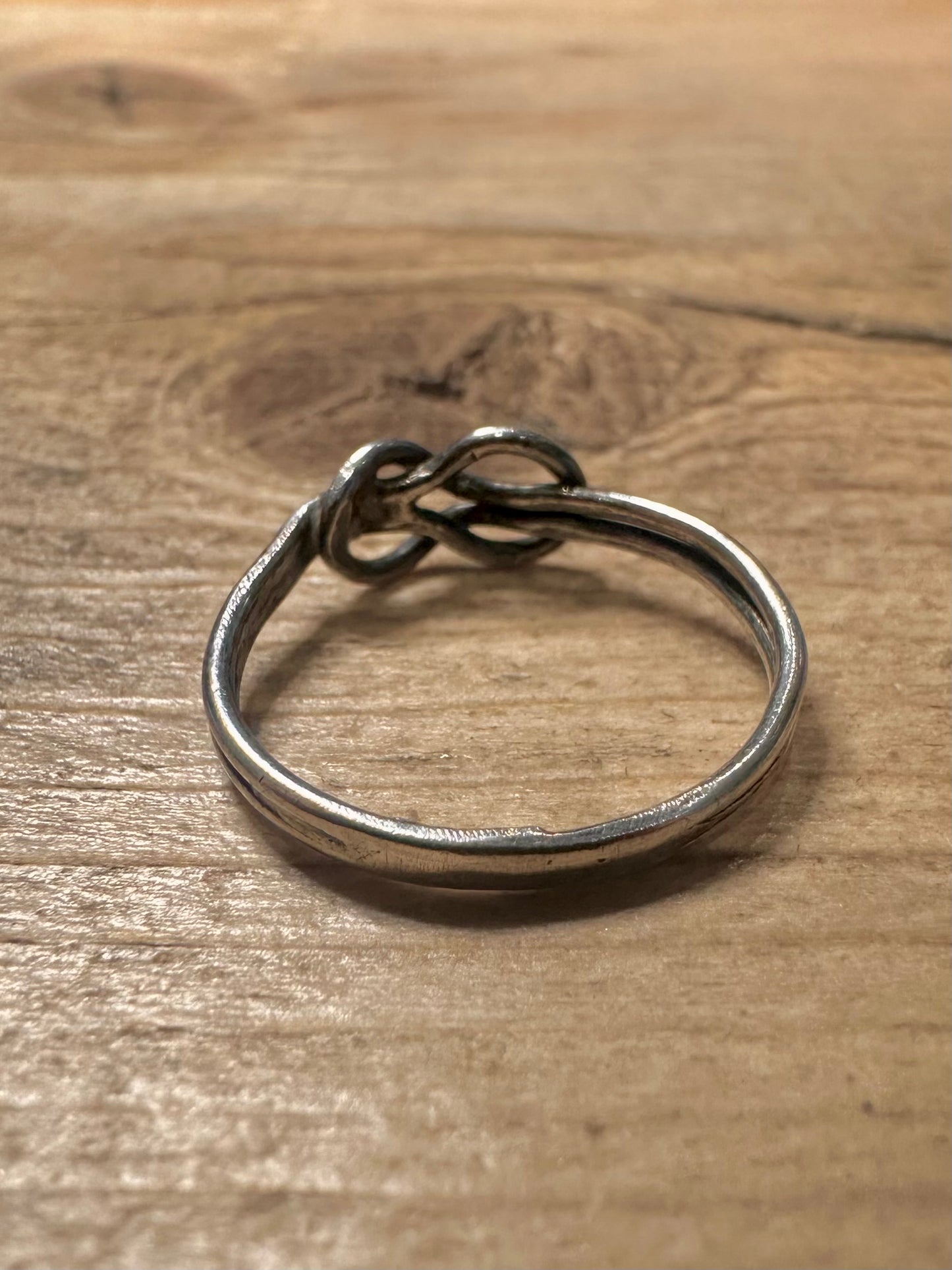 Vintage Knot 925 Silver Size M Ring