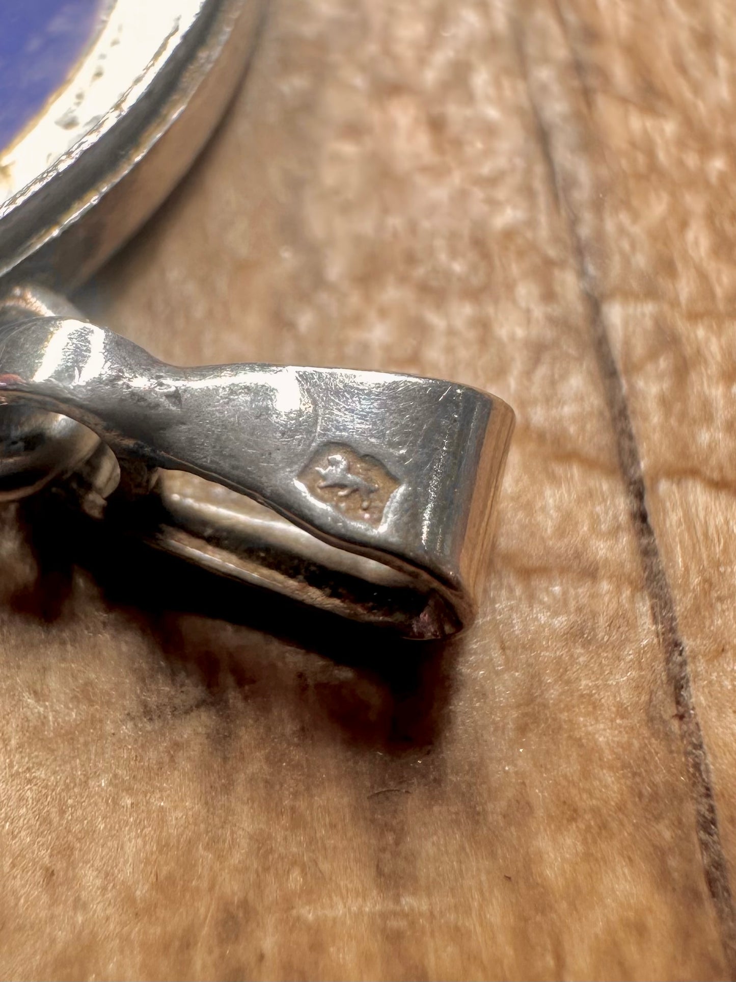 Vintage 1969 Engraved Floral 925 Sterling Silver Locket Pendant