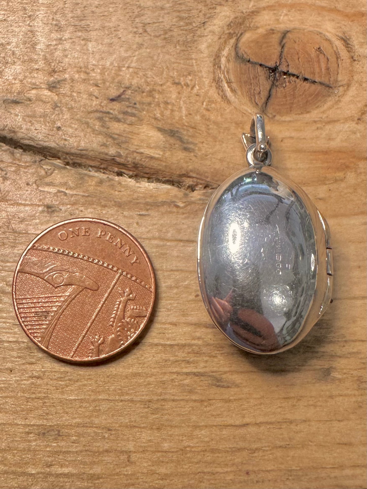 Modern 2001 Blue Topaz and Marcasite 925 Silver Locket Pendant