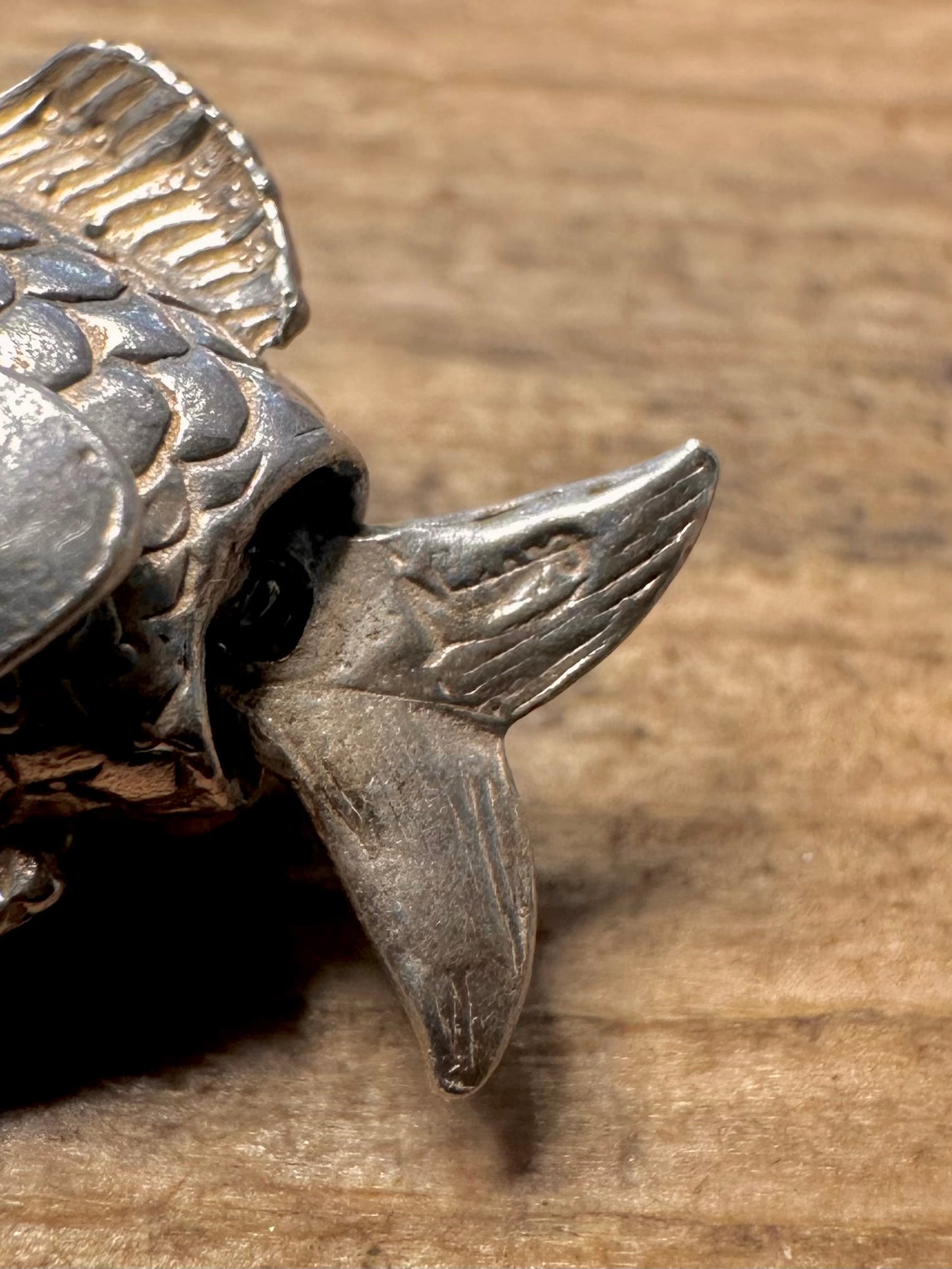 Vintage 1972 Nuvo Fish Moving Tail 925 Silver Charm Pendant