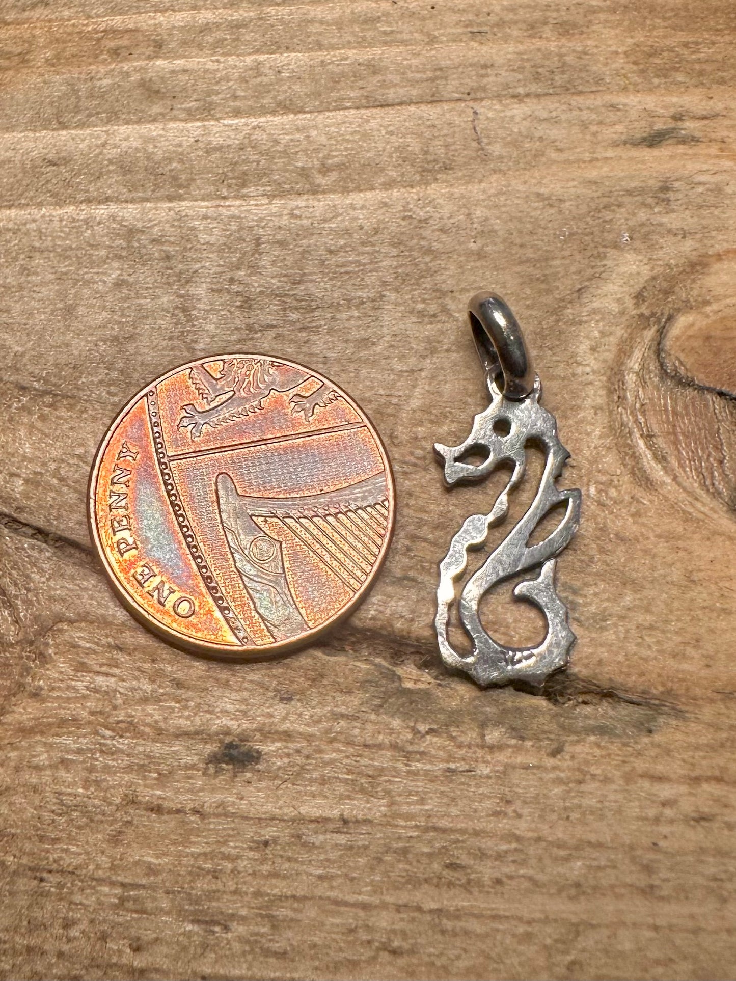 Vintage Dragon 925 Silver Pendant