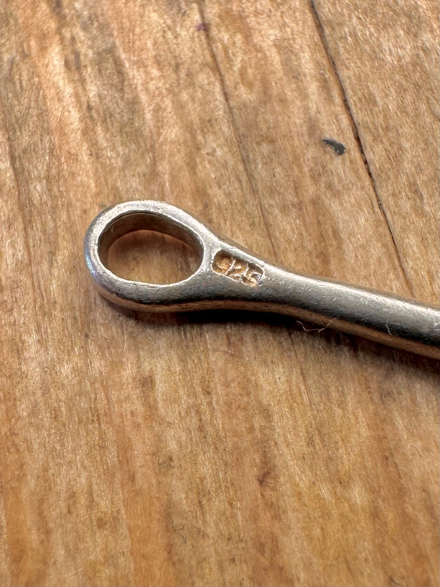 Modernist Bar 925 Sterling Silver Pendant