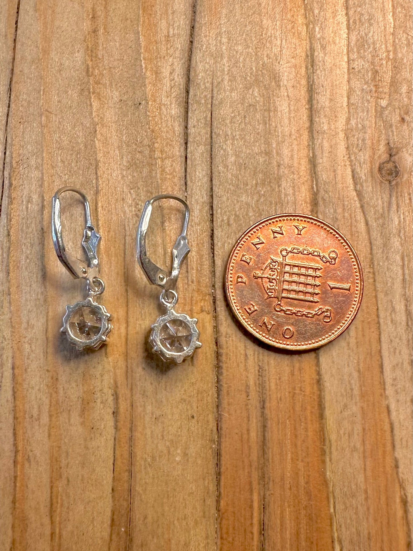 Modern Sparkling CZ 925 Sterling Silver Earrings