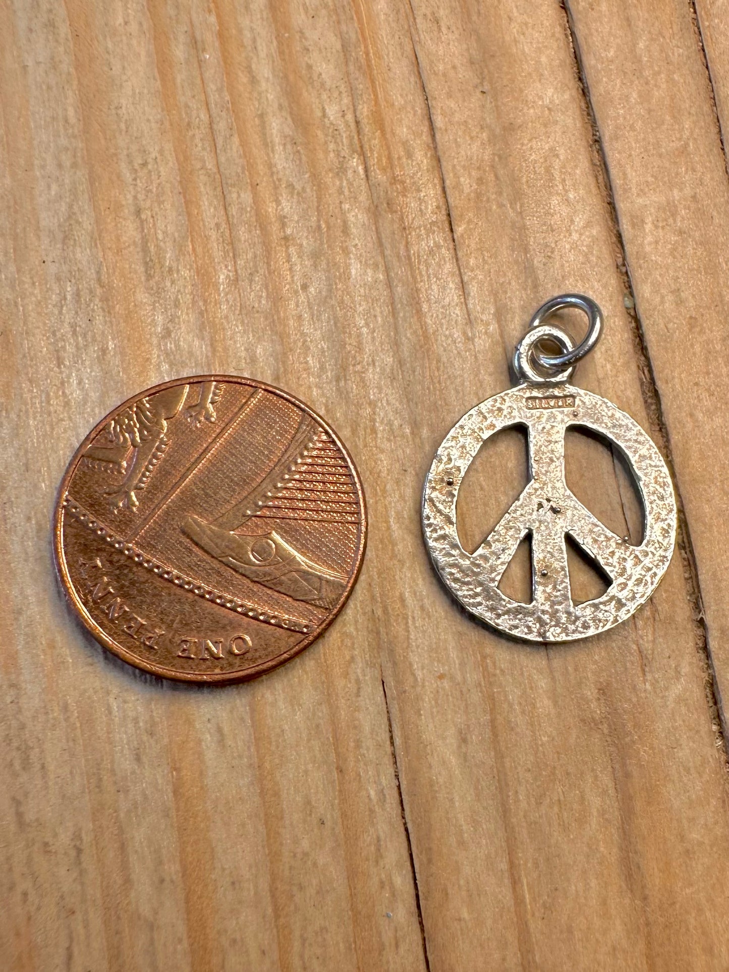 Vintage CND Peace 925 Sterling Silver Pendant