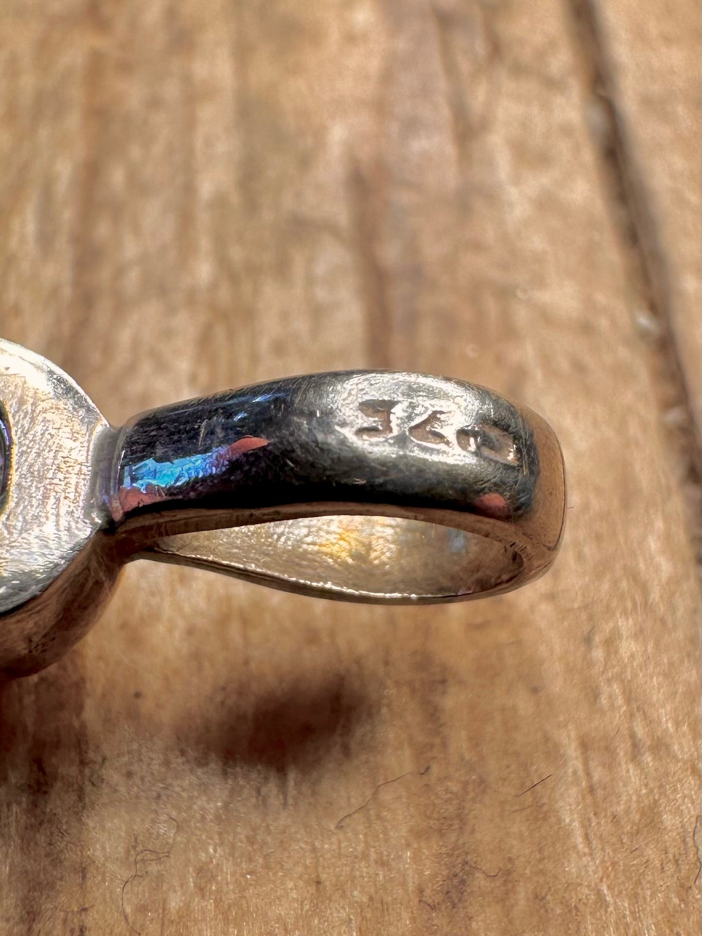 Vintage Perlen-Cluster 925er Sterling Silber Anhänger