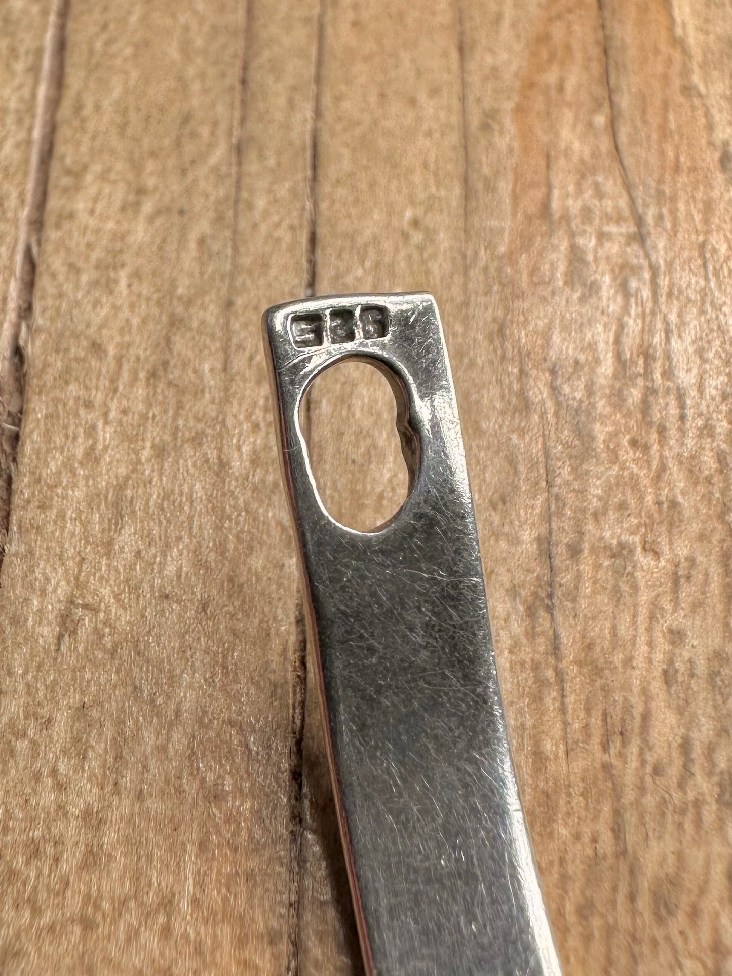 Abstract Wavy Bar 925 Sterling Silver Pendant