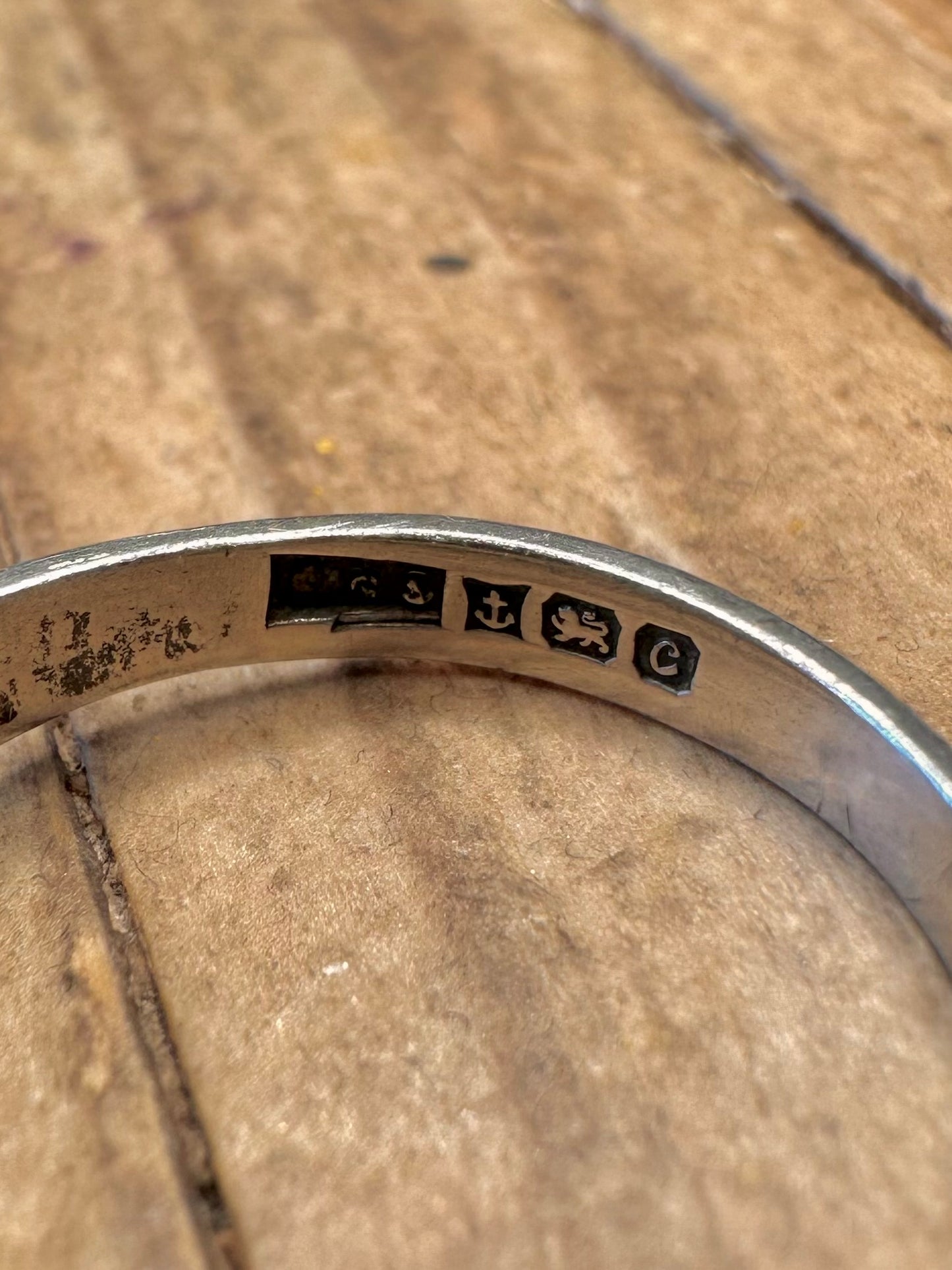 Herz 1977 Siegelring 925 Sterling Silber Größe Q