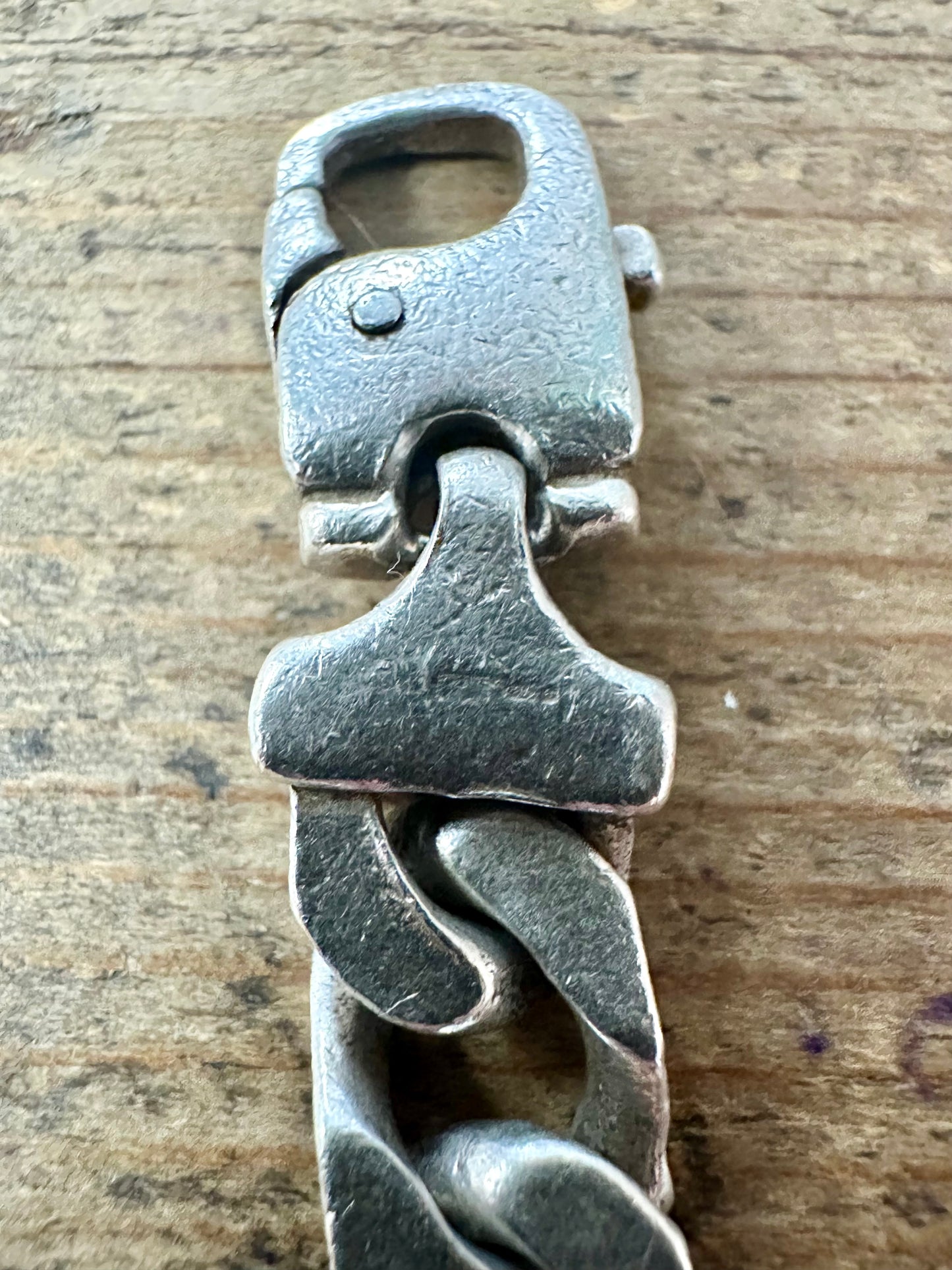 Vintage Thick Curb Chain 925 Silver 20.5 inch Necklace