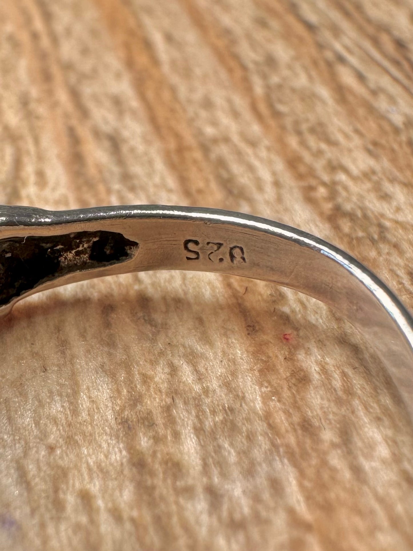 Vintage Elephant 925 Sterling Silver Size L Ring