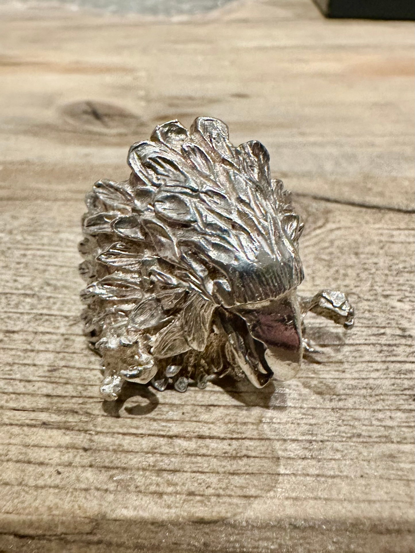 Vintage 1991 Large Screaming Eagle Heavy 925 Silver Size V Ring