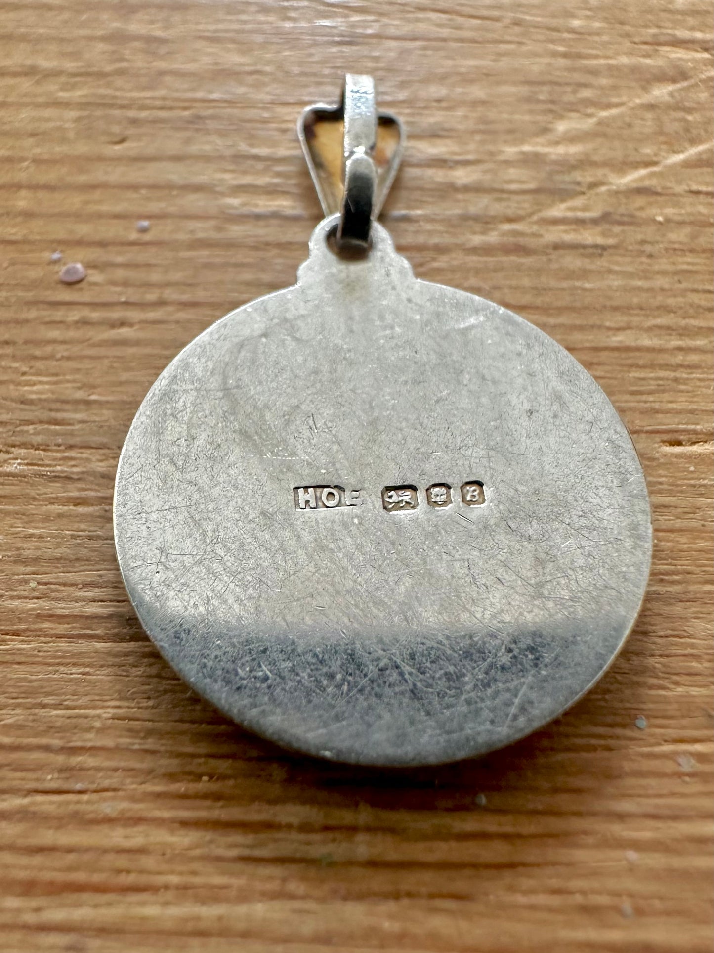 Vintage 1976 Lobster Cancer 925 Silver Pendant