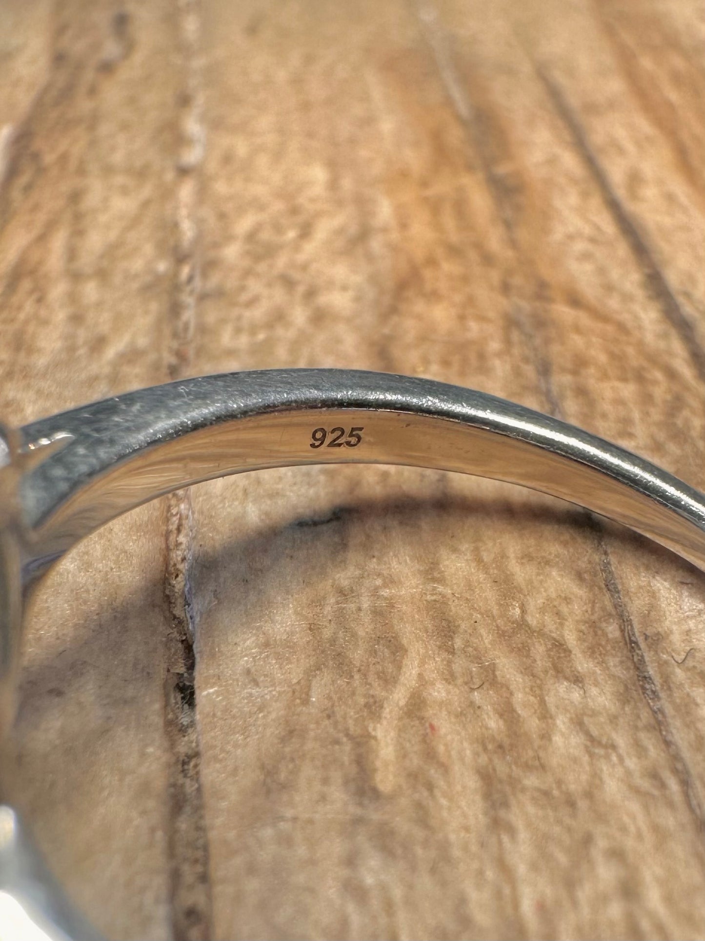 Vintage Blue Topaz 925 Sterling Silver Size N1/2 Ring