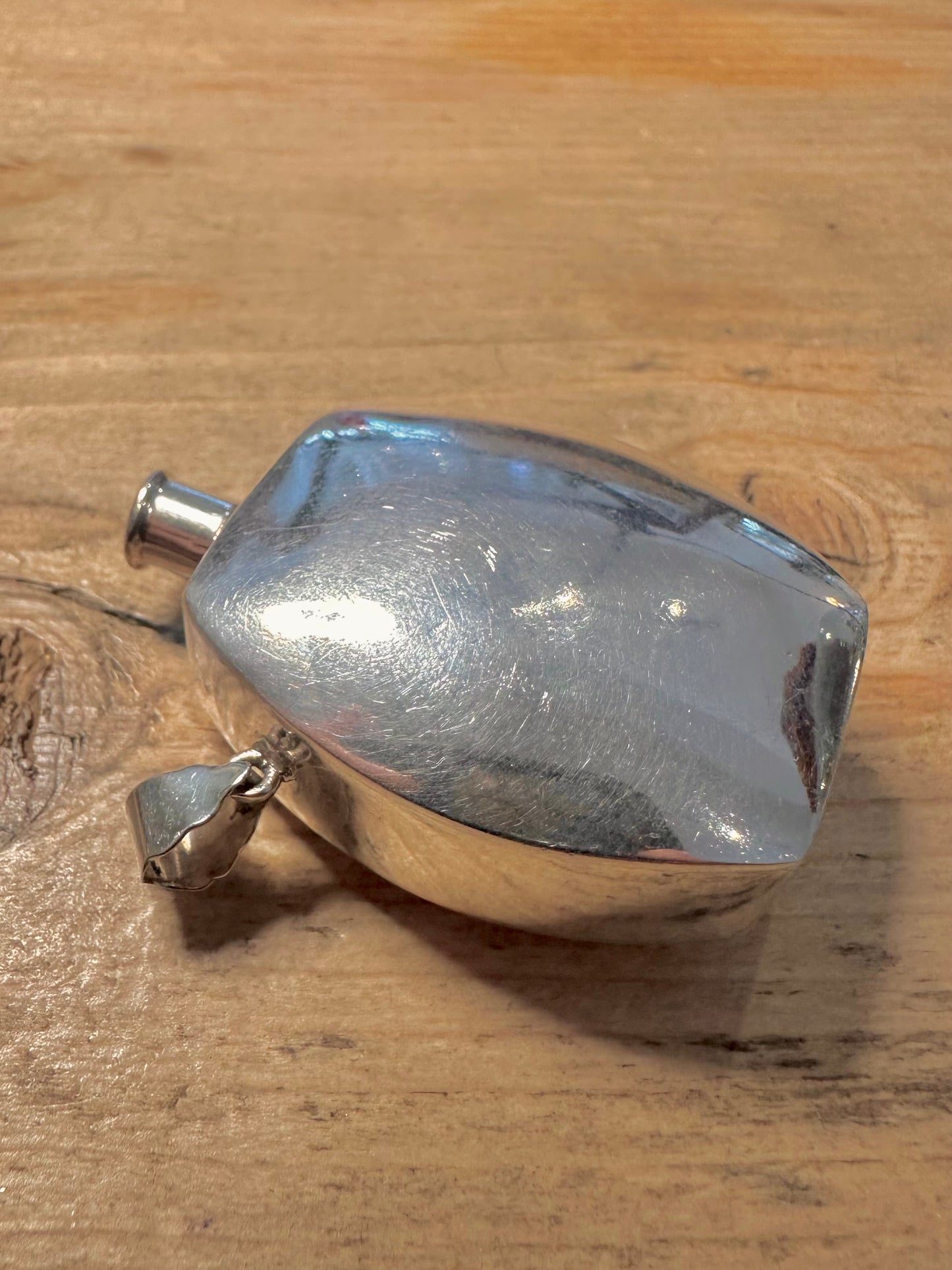 Vintage Perfume Bottle 925 Silver Hallmarked Pendant