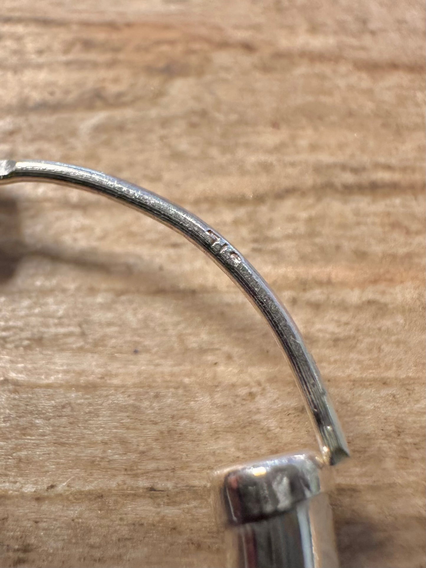 Vintage Chunky Hoops 925 Silver Earrings