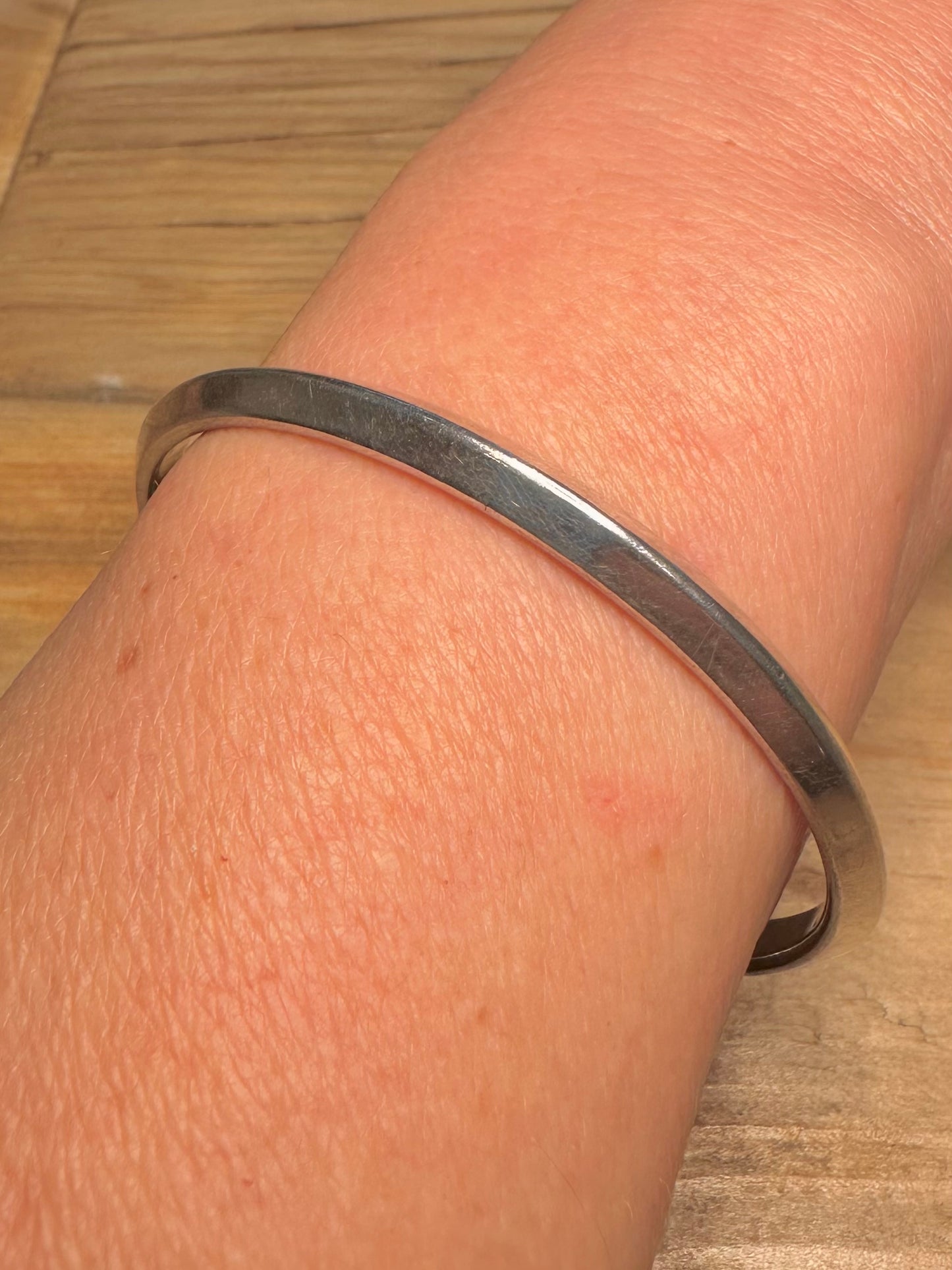 Modern 2019 Heavy 925 Silver Bangle